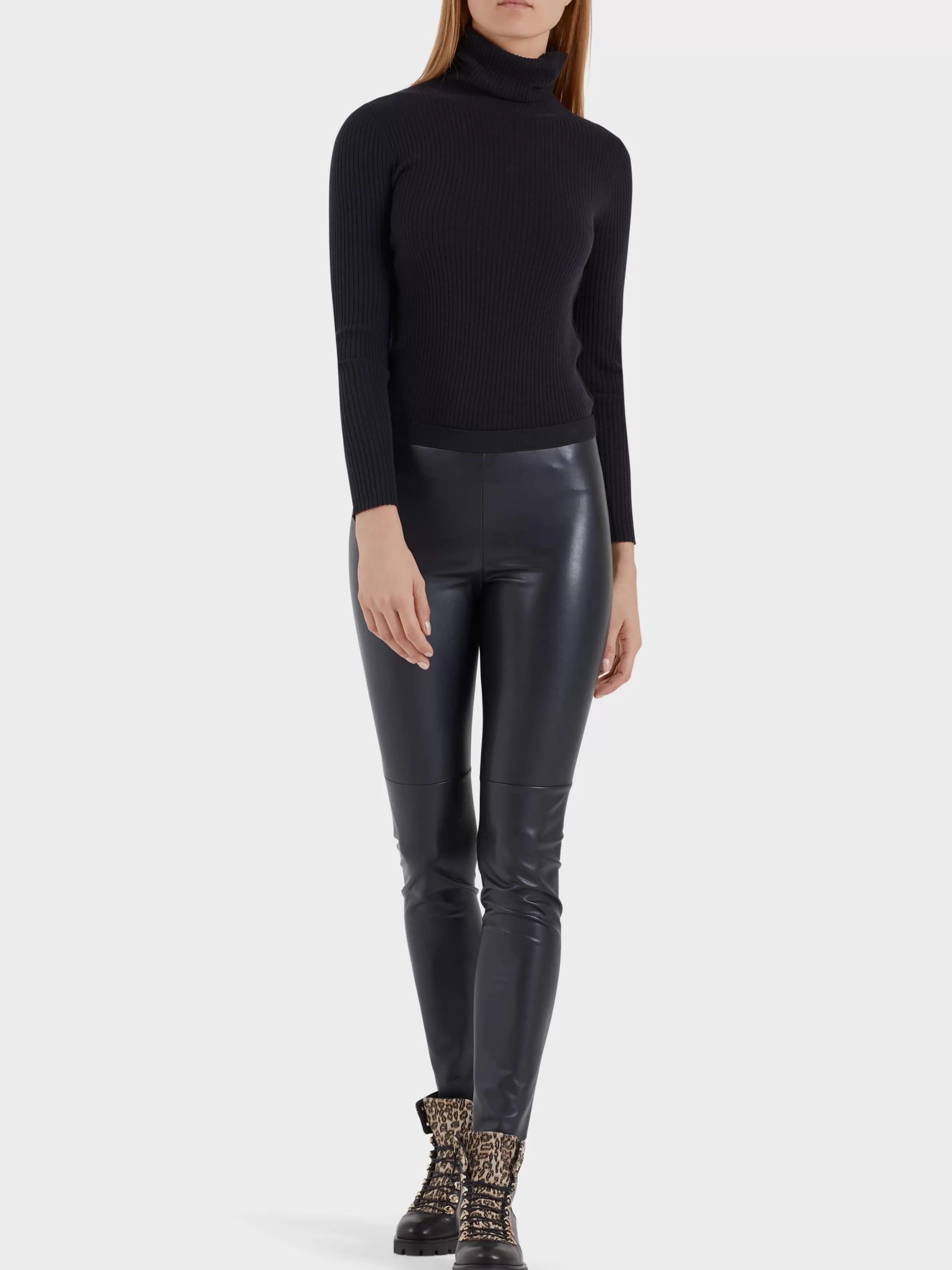 Marc Cain Hosen-LEGGINGS AUS KUNSTLEDER midnight blue