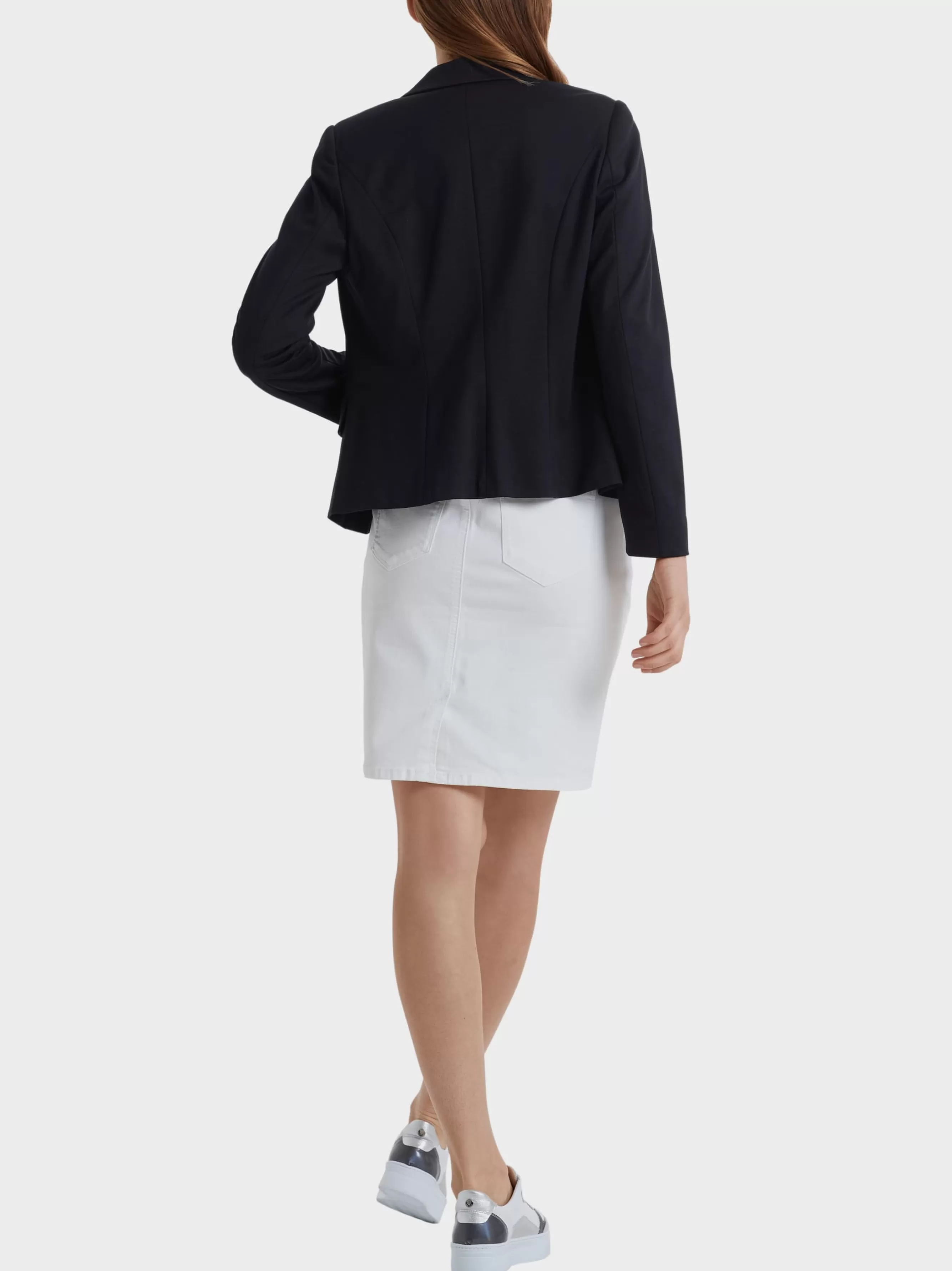 Marc Cain Blazer-LEICHTER BLAZER AUS FEINEM JERSEY midnight blue