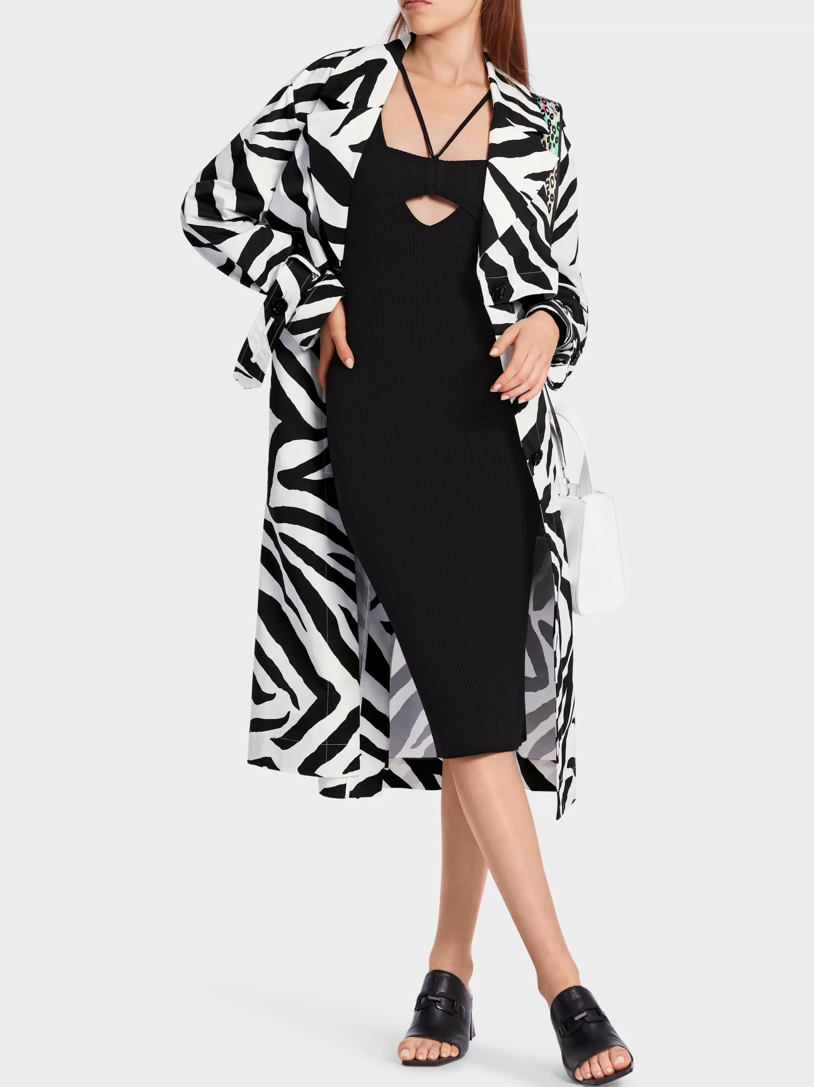 Marc Cain Mäntel & Outdoorjacken-MANTEL MIT ZEBRA-PRINT white and black