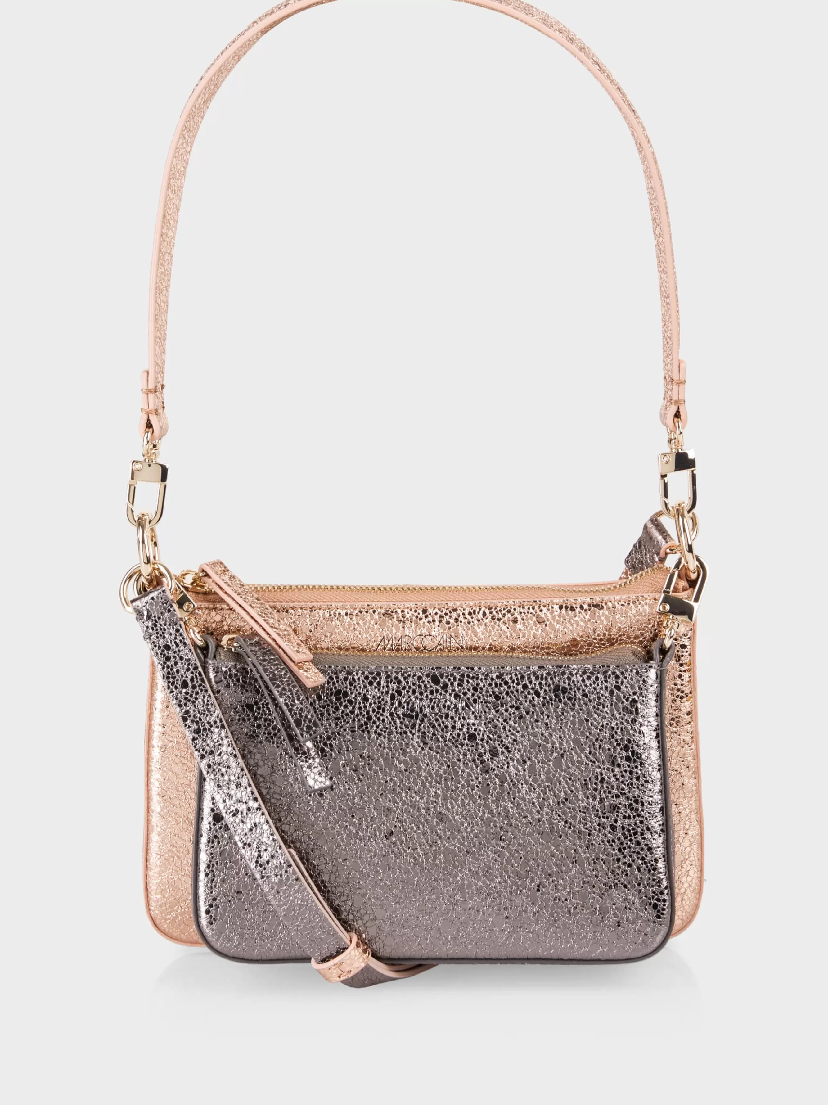 Marc Cain Taschen-MINI-BAG MIT METALLIC-EFFEKT soft rose