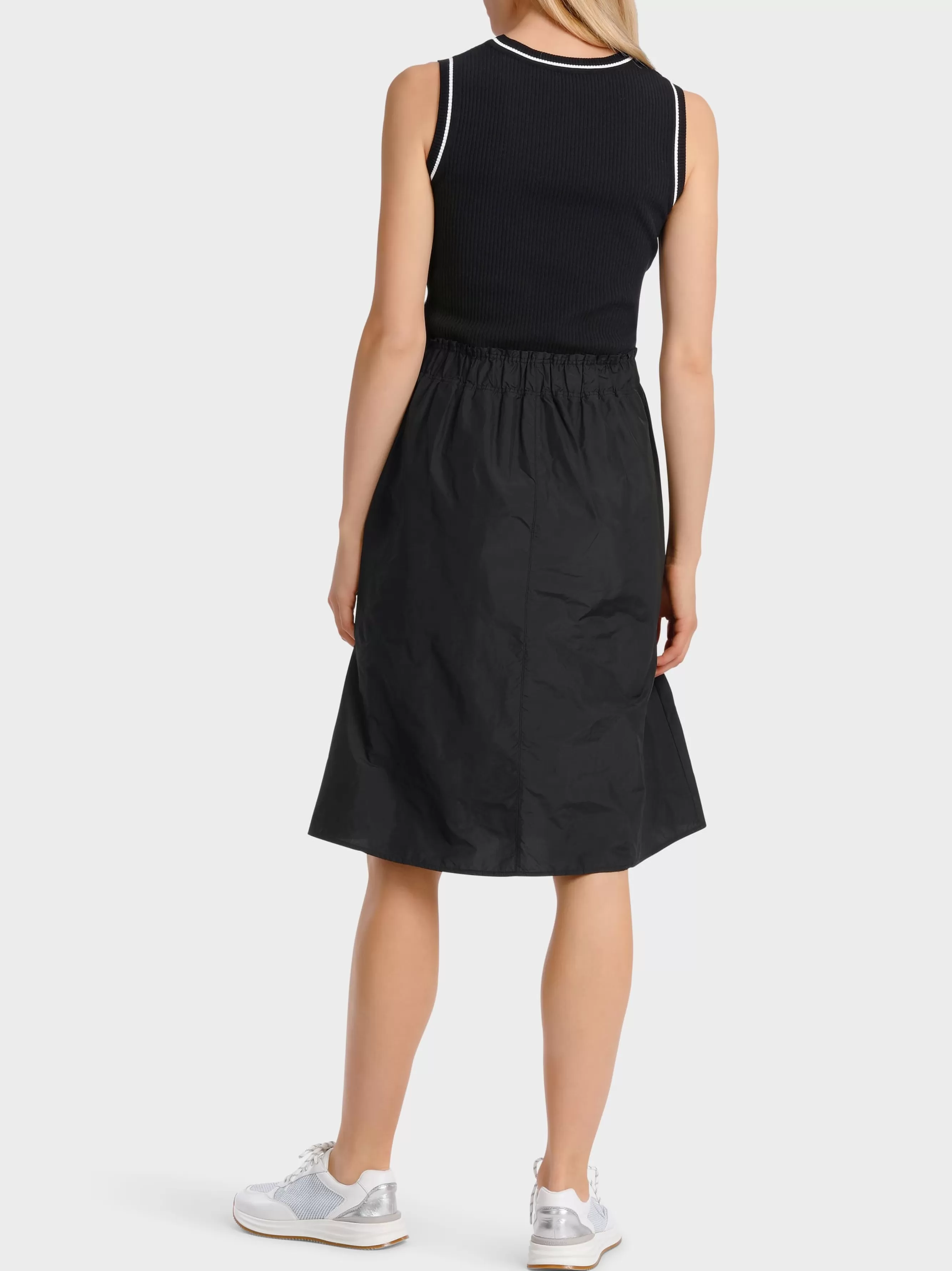 Marc Cain Kleider | Strick-MINIKLEID "RETHINK TOGETHER" black