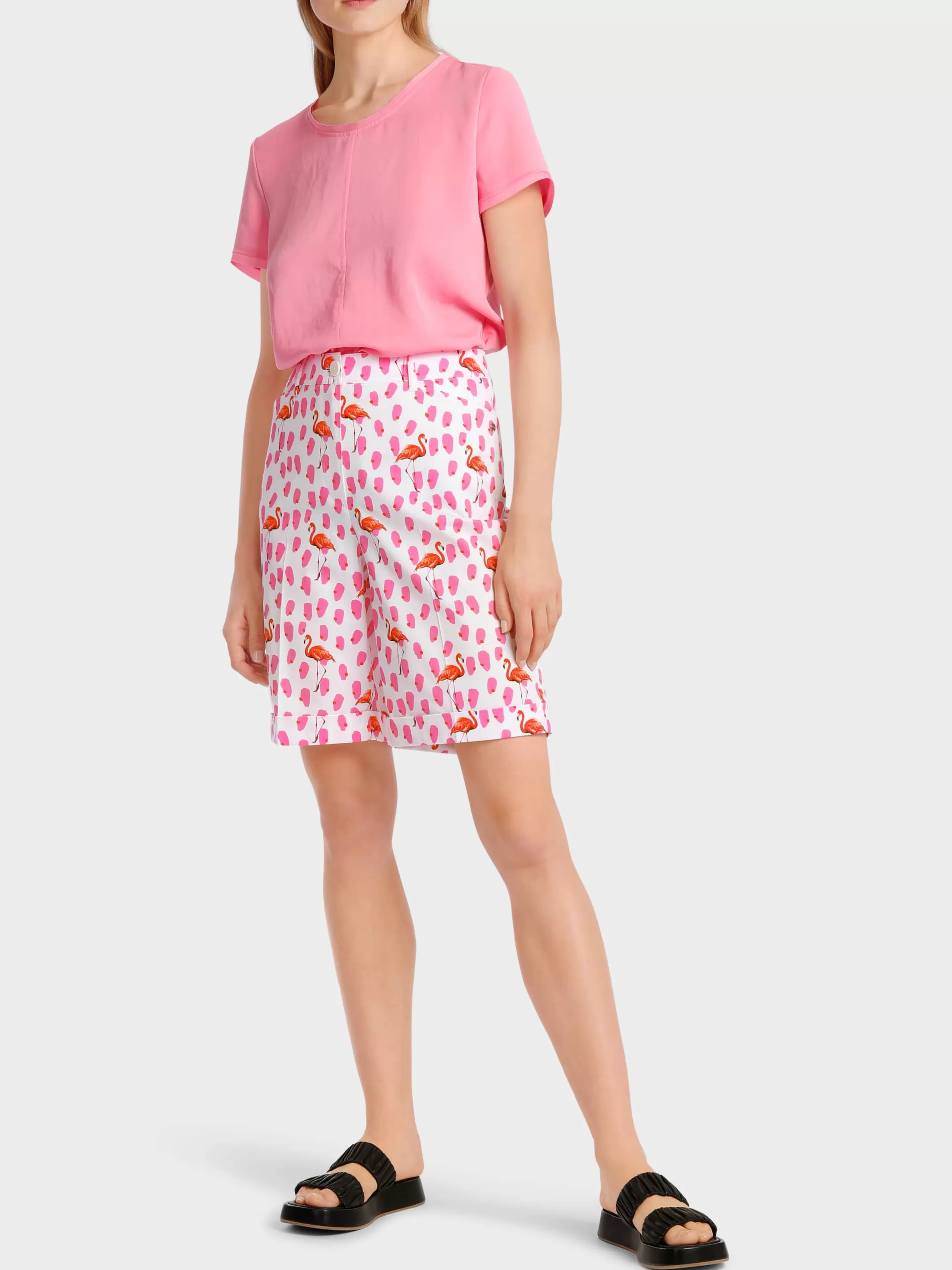 Marc Cain Hosen-MODELL FINIKE – SHORTS MIT ALLOVERPRINT lip gloss