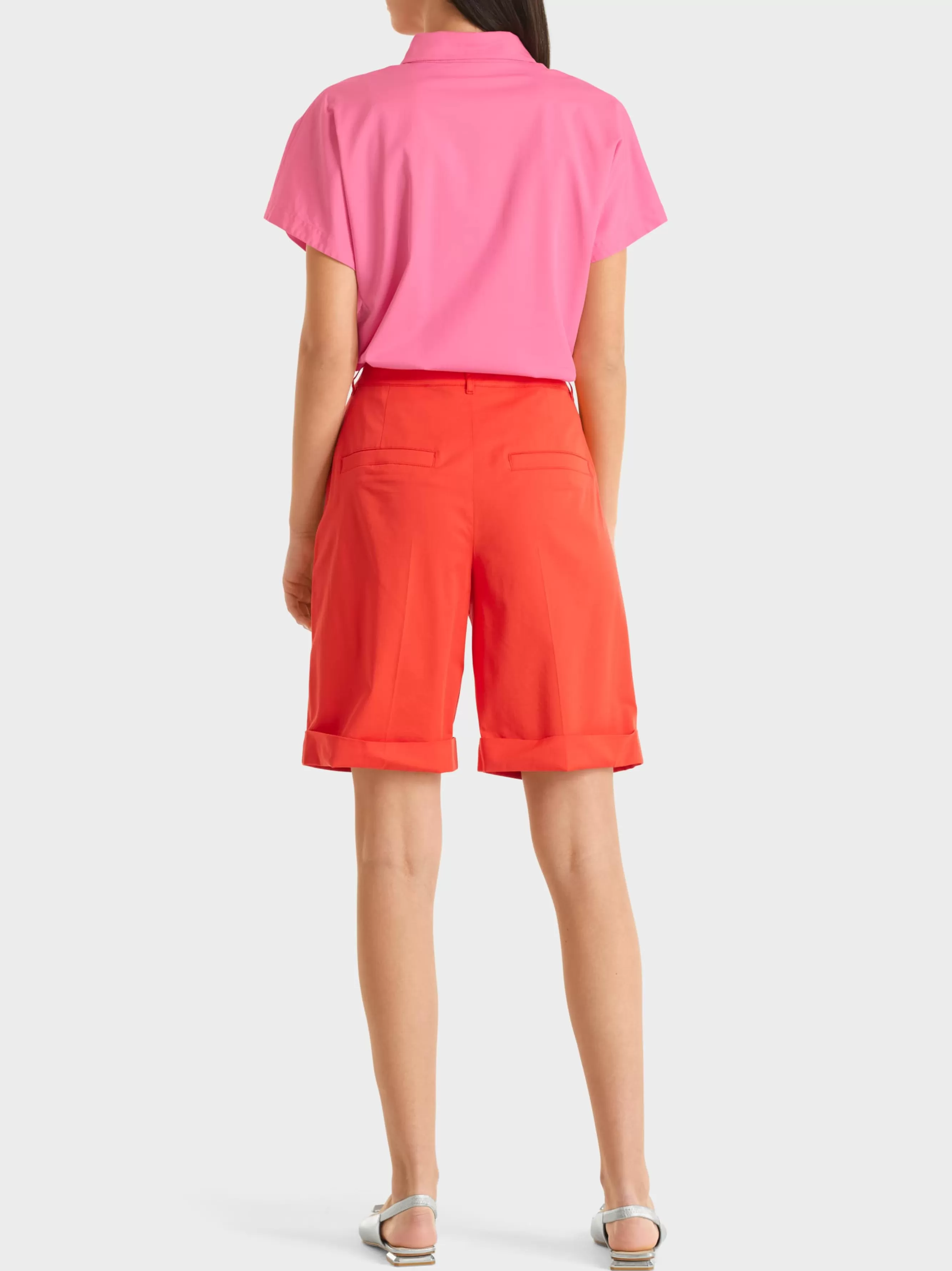 Marc Cain Hosen-MODELL FINIKE – SHORTS MIT STULPEN bright tomato