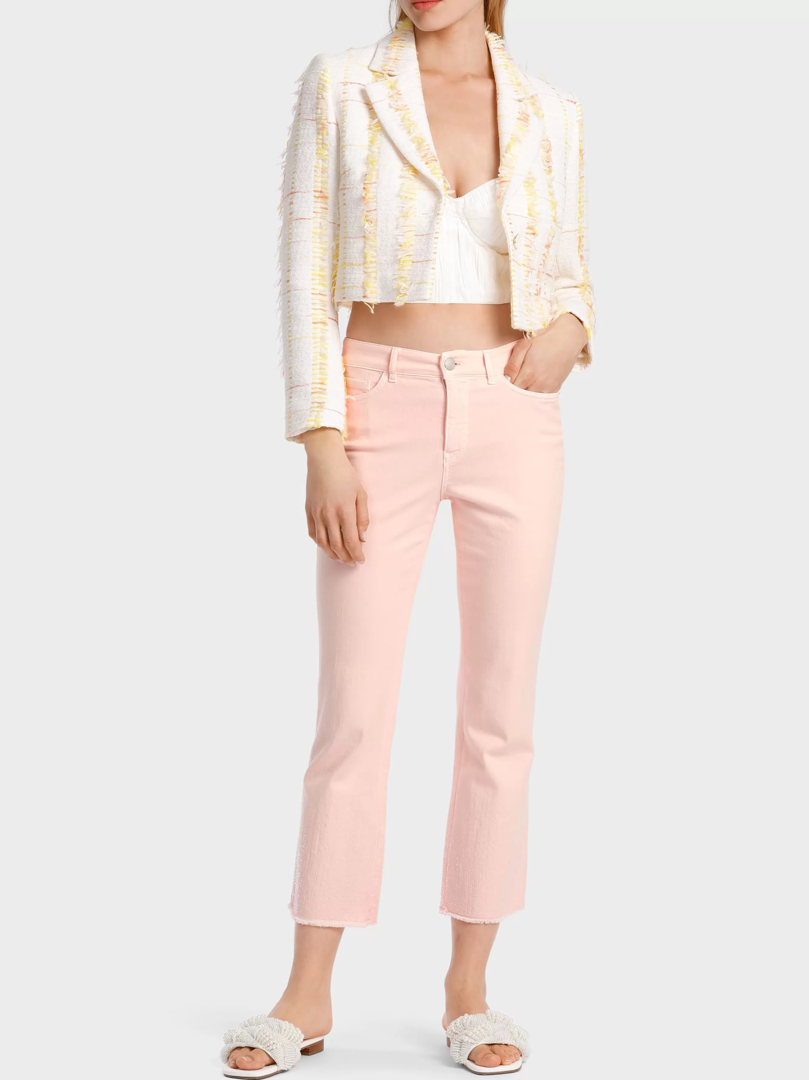 Marc Cain Jeans-MODELL FORLI – JEANS “RETHINK TOGETHER” soft pink