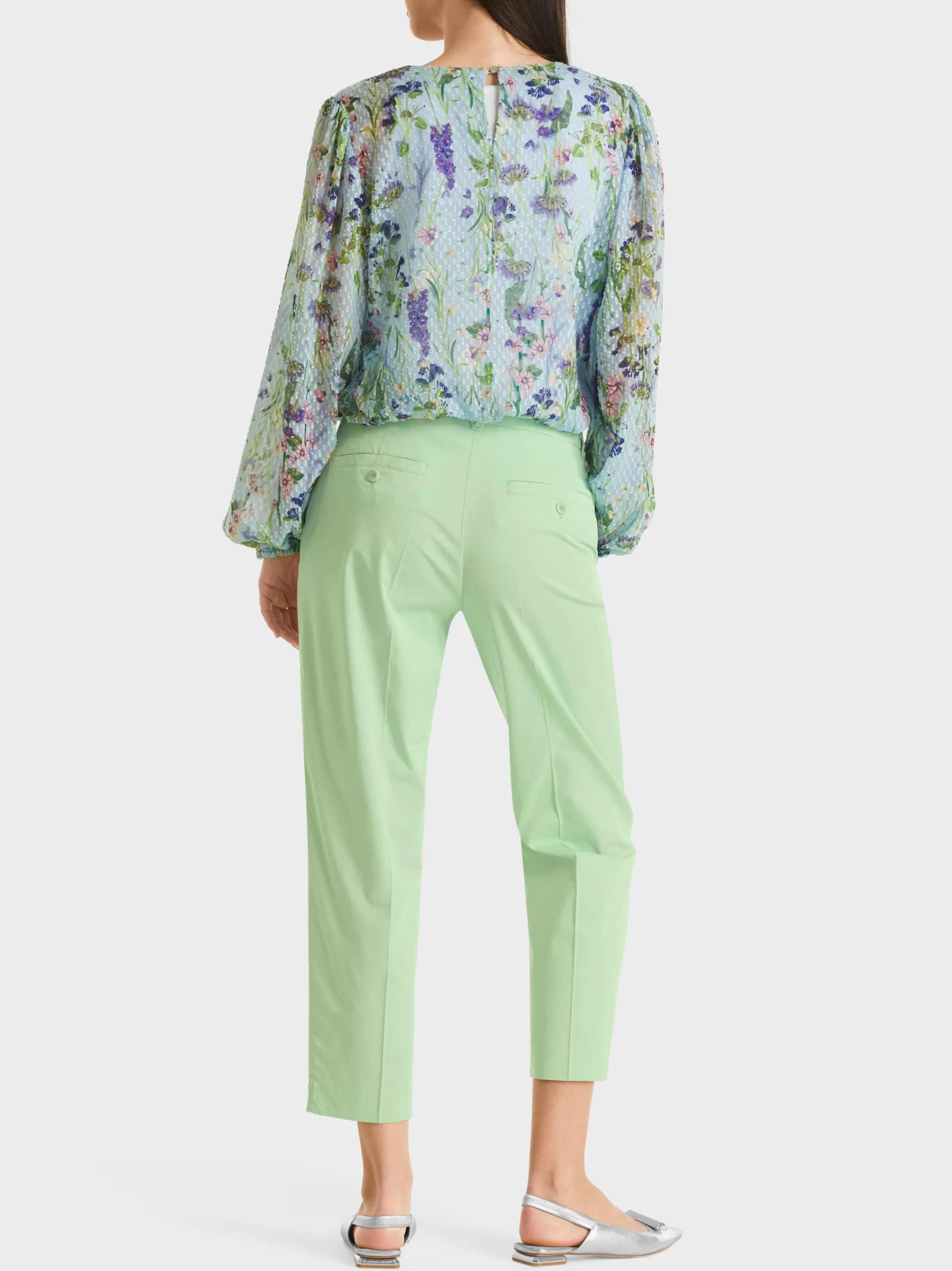 Marc Cain Hosen-MODELL FRANCA AUS LIGHT COTTON soft pistachio