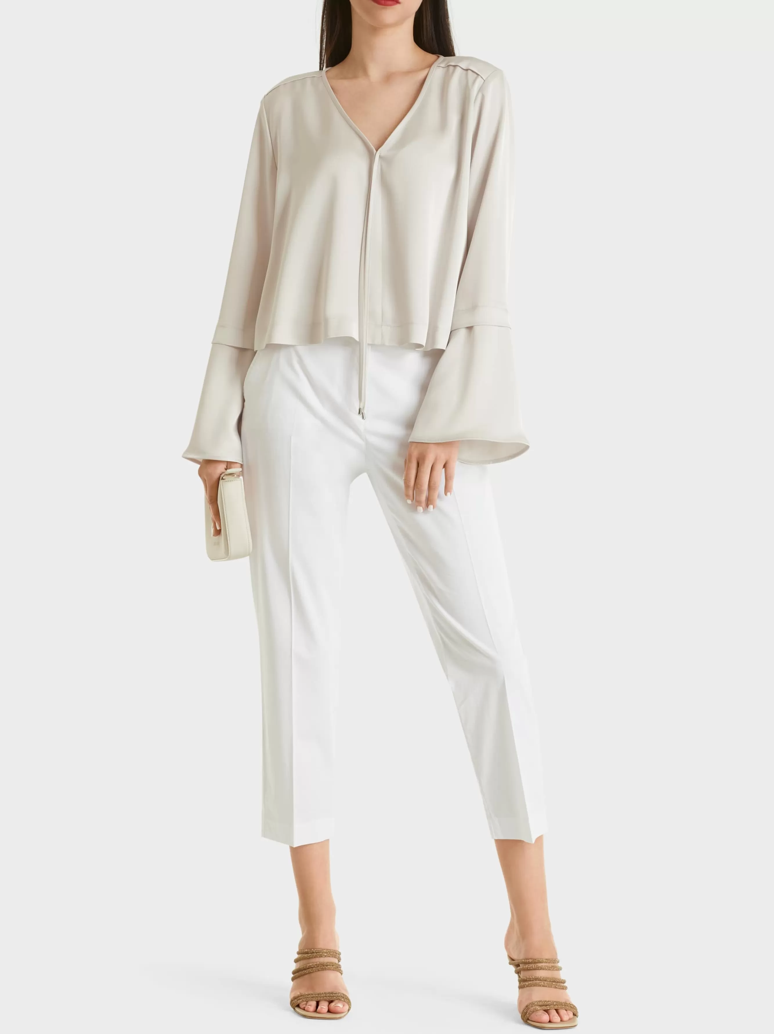 Marc Cain Hosen-MODELL FRANCA AUS LIGHT COTTON white