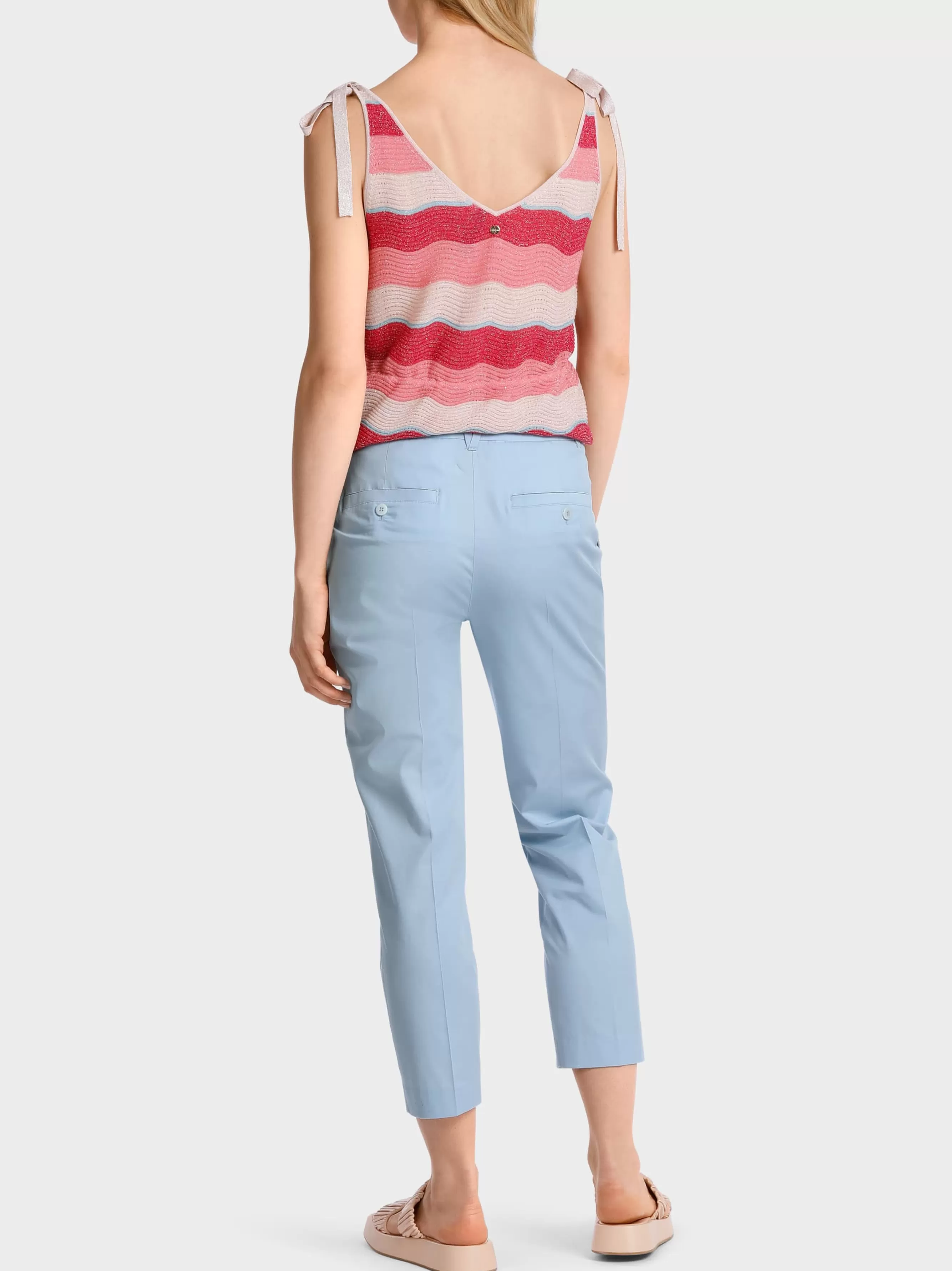 Marc Cain Hosen-MODELL FRANCA AUS LIGHT COTTON soft summer sky