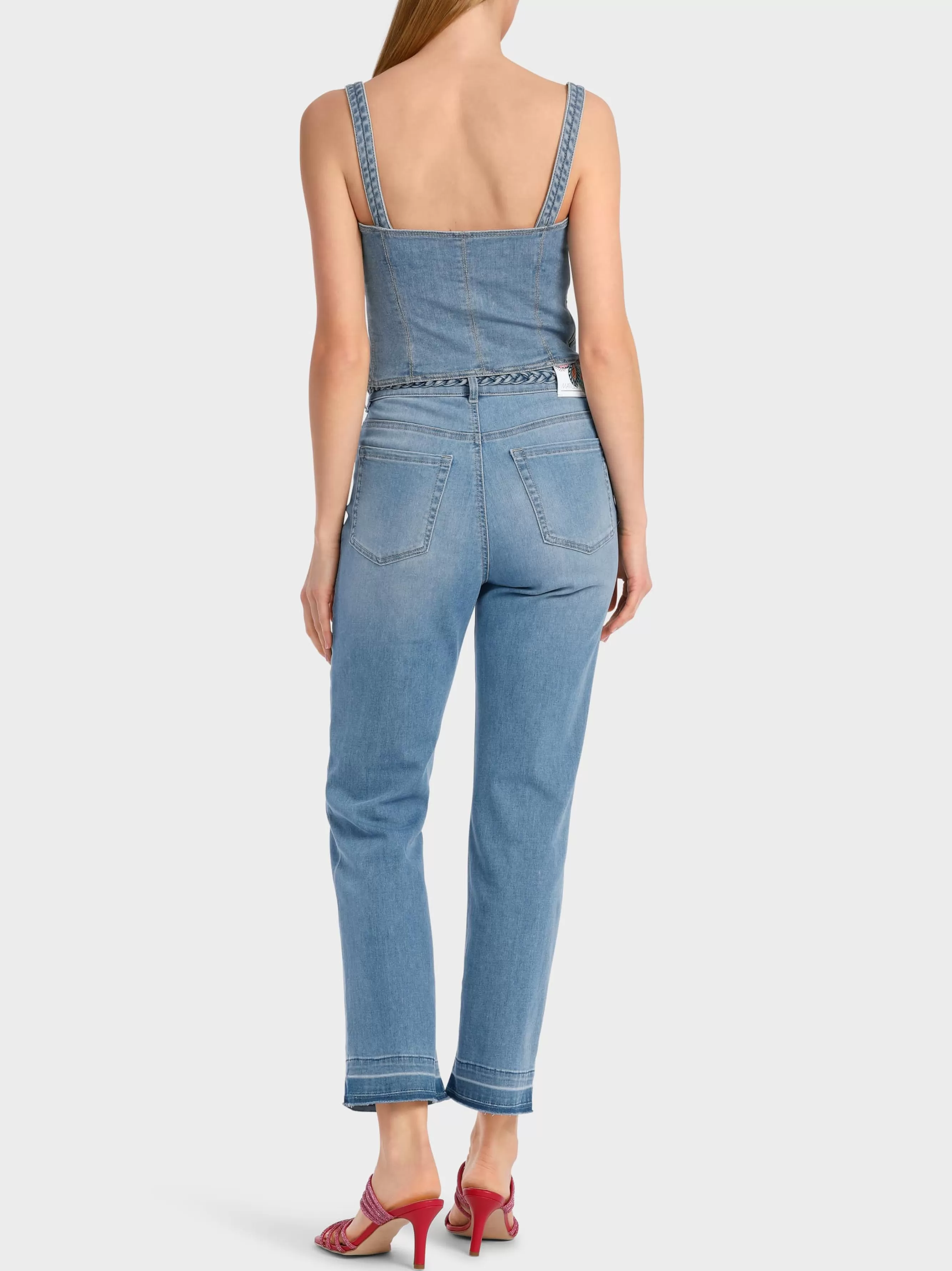 Marc Cain Jeans-MODELL FYLI JEANS “RETHINK TOGETHER” baby blue