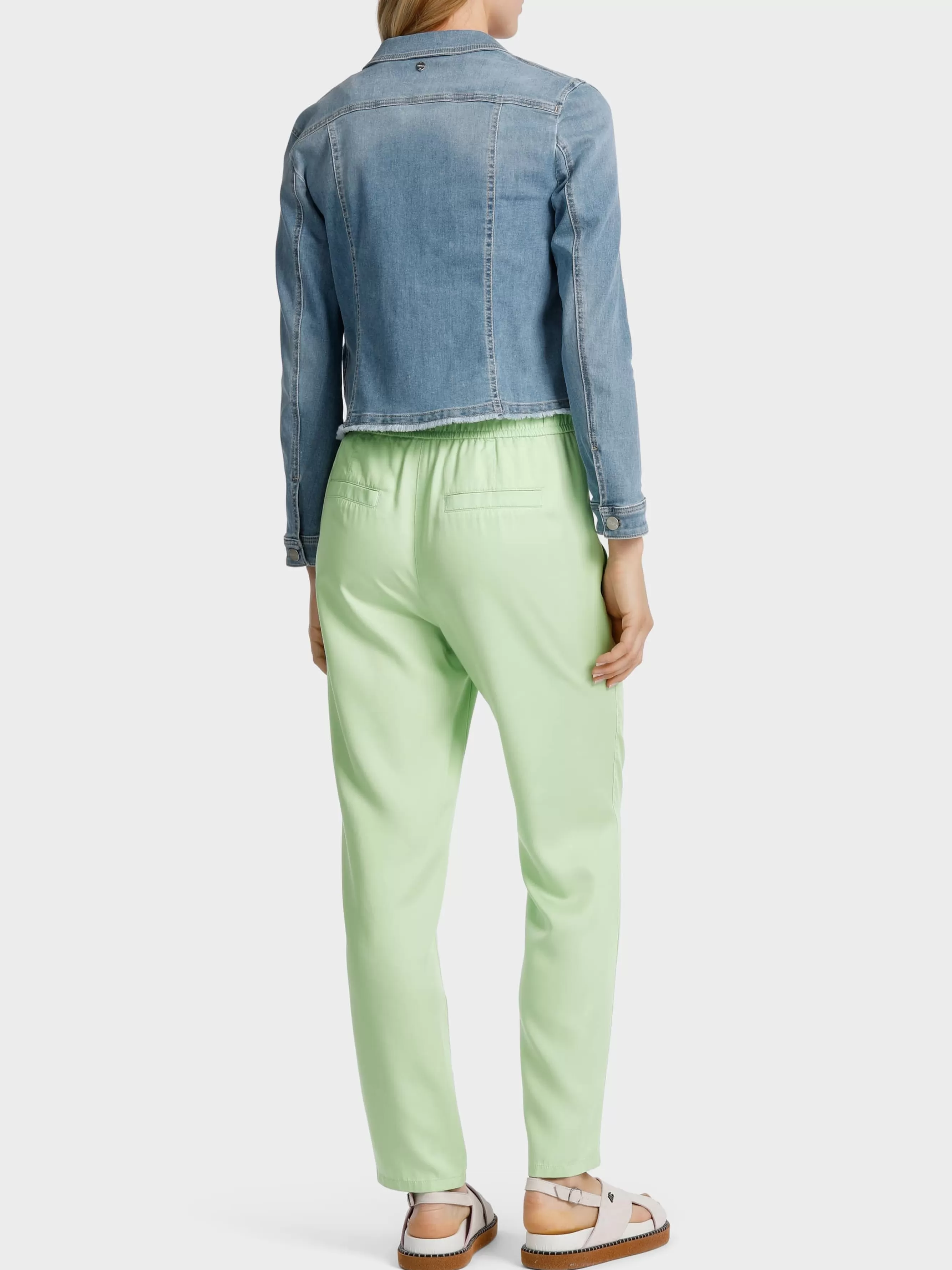 Marc Cain Hosen-MODELL RIVERA – HOSE “RETHINK TOGETHER” soft pistachio