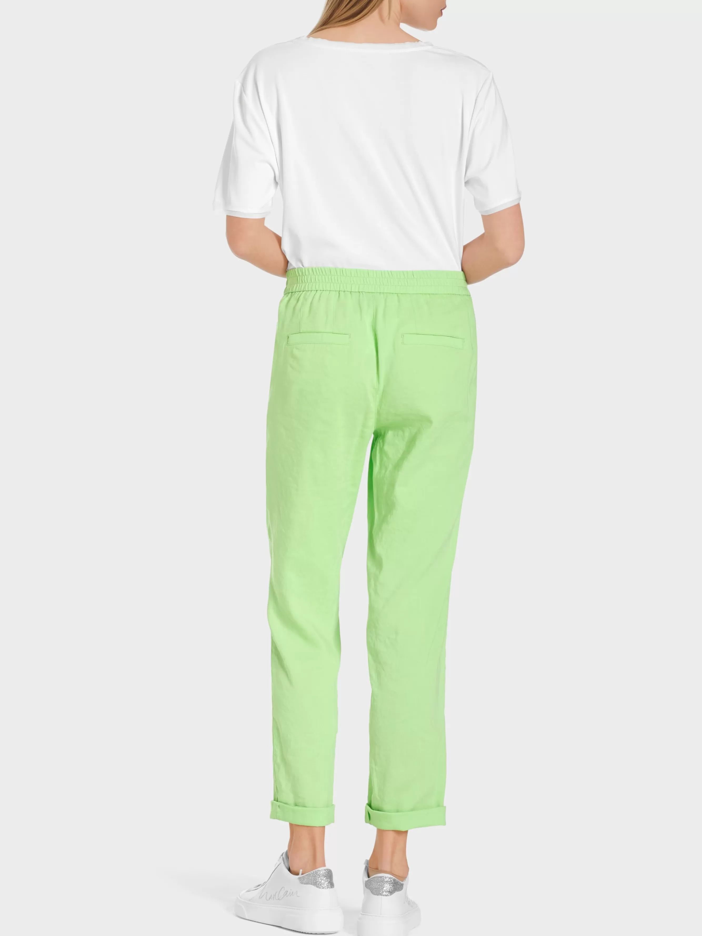 Marc Cain Hosen-MODELL ROANNE MIT RELAXED FIT light apple green