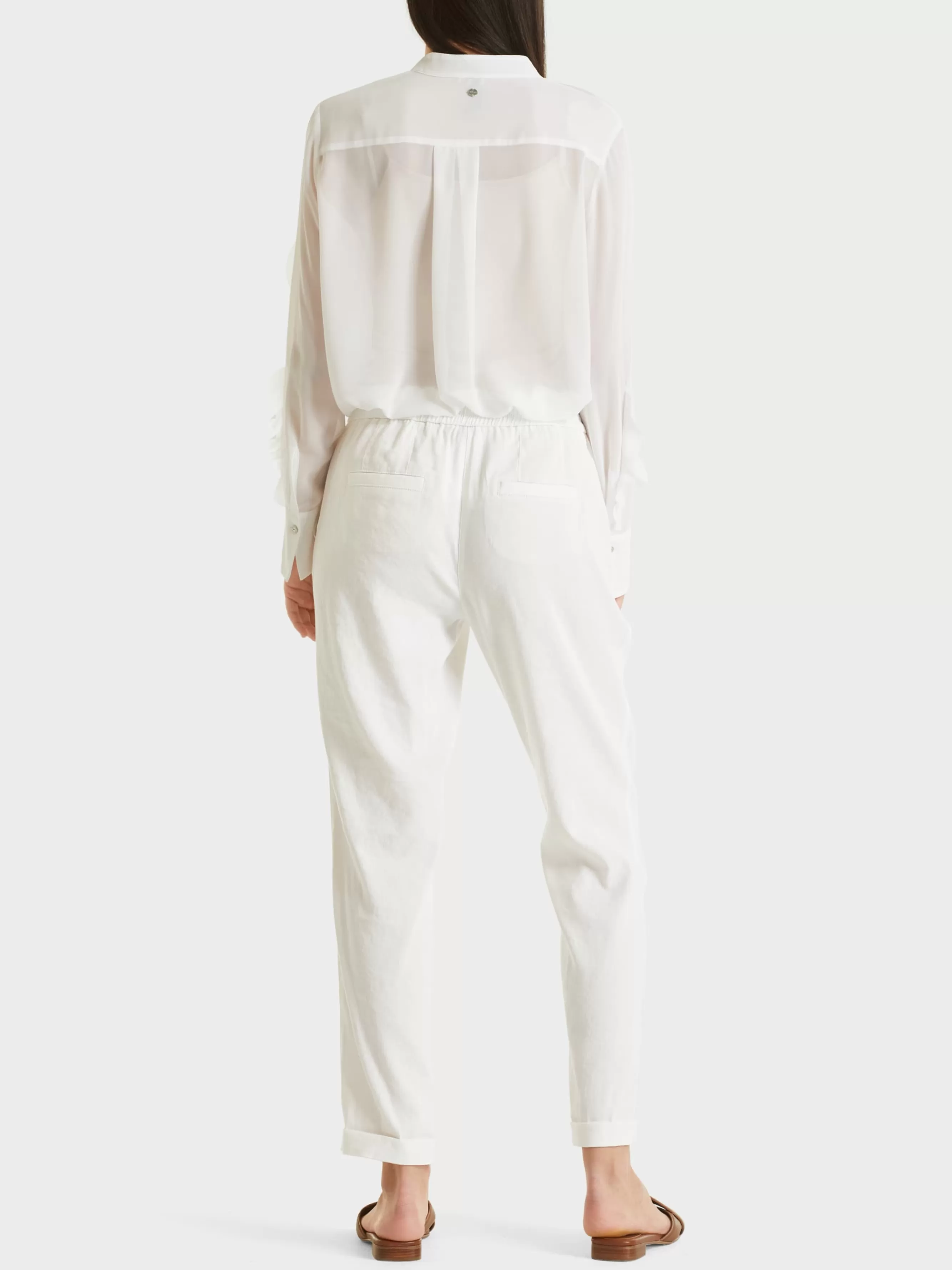 Marc Cain Hosen-MODELL ROANNE MIT RELAXED FIT off-white