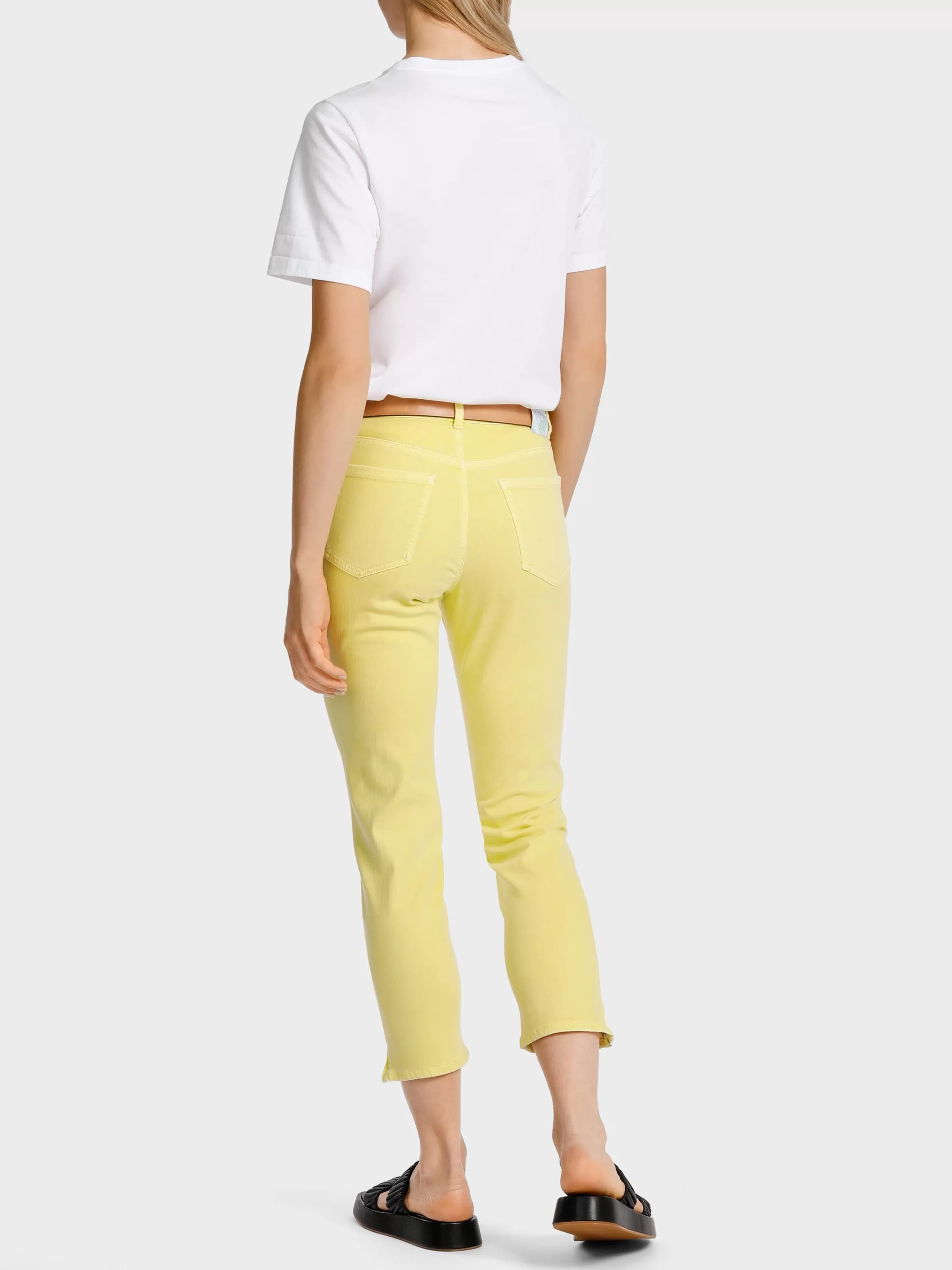 Marc Cain Jeans-MODELL SILEA - JEANS "RETHINK TOGETHER" pale lemon