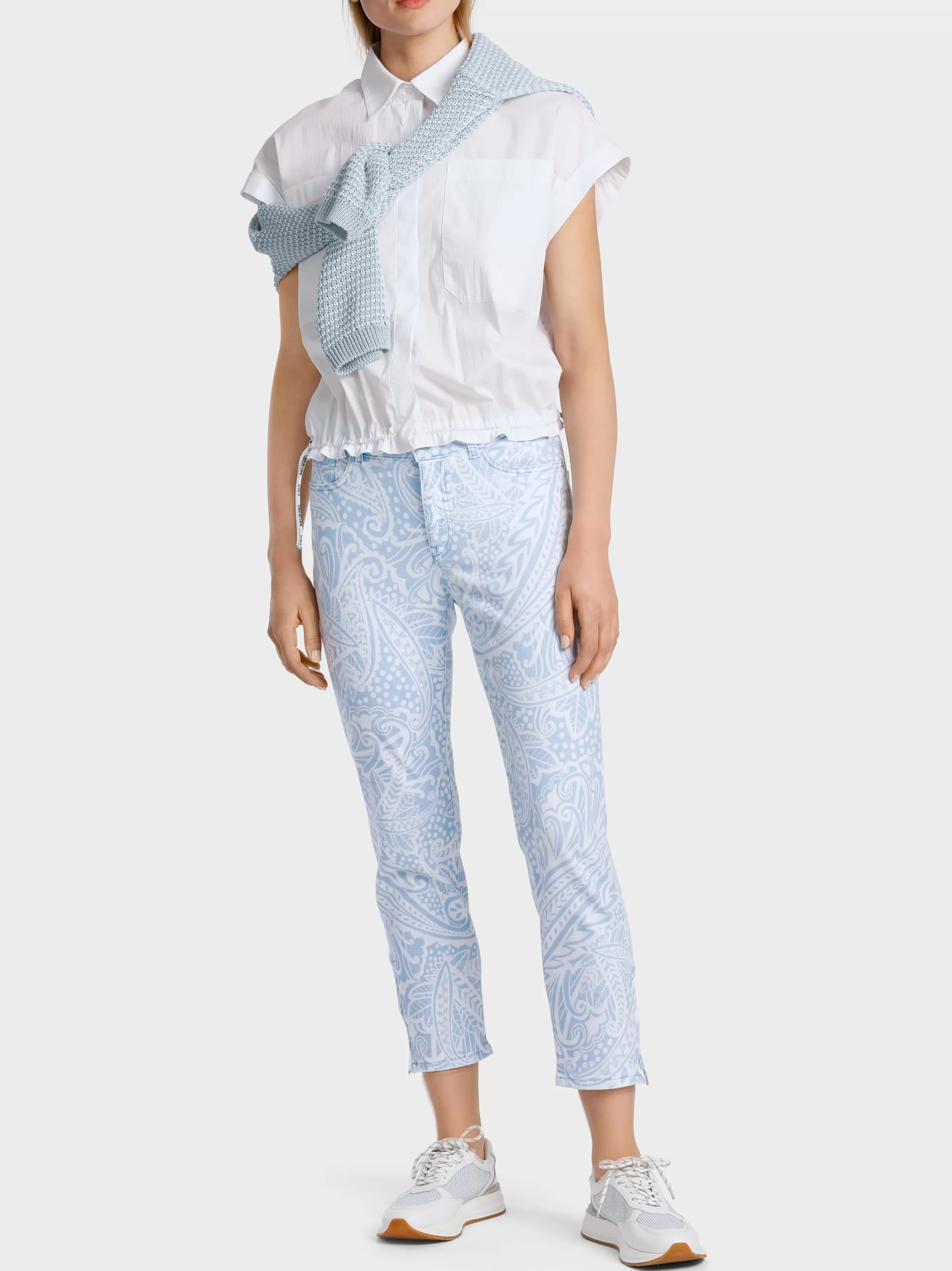 Marc Cain Jeans-MODELL SILEA – JEANS “RETHINK TOGETHER” soft summer sky