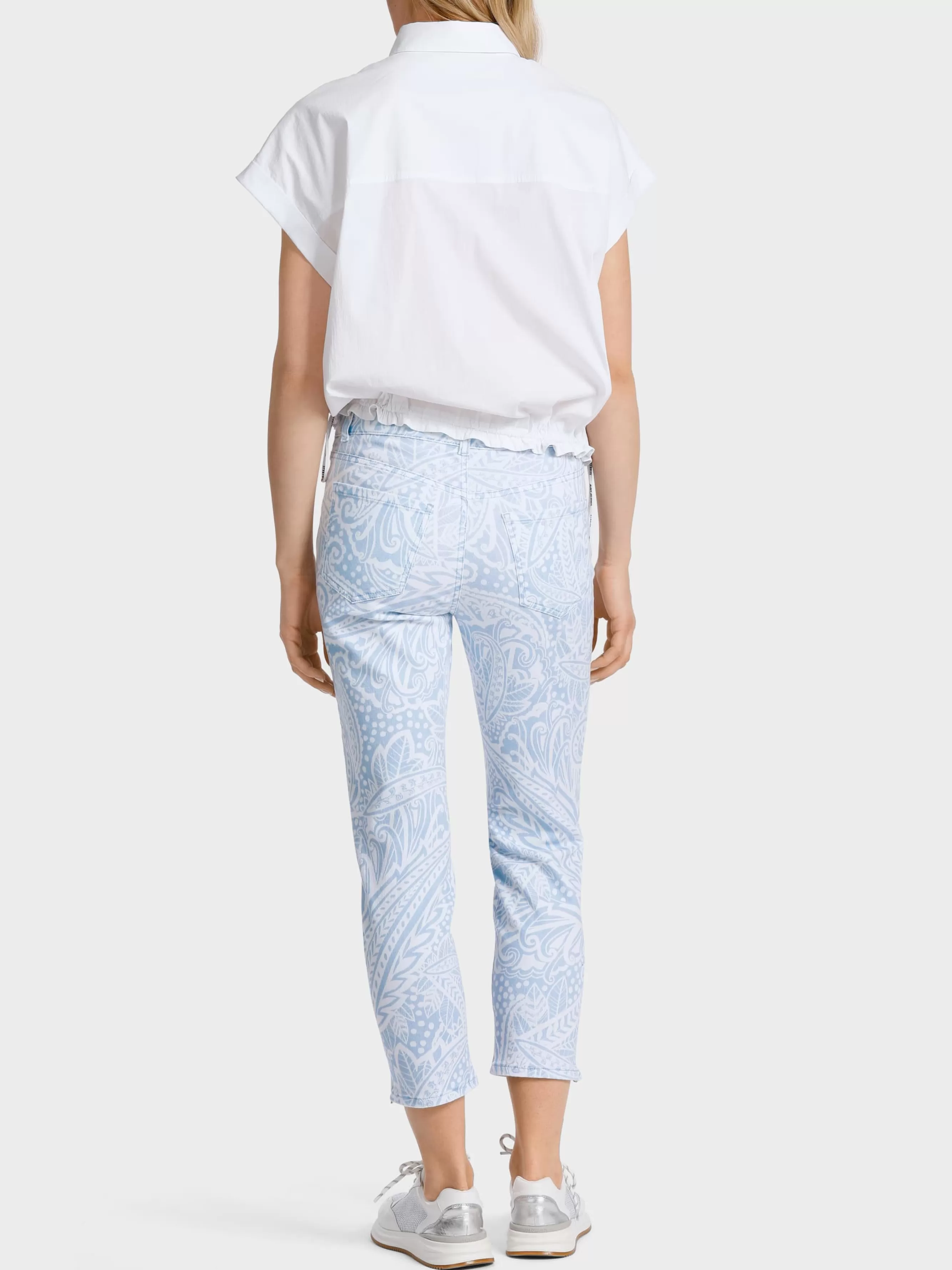 Marc Cain Jeans-MODELL SILEA – JEANS “RETHINK TOGETHER” soft summer sky