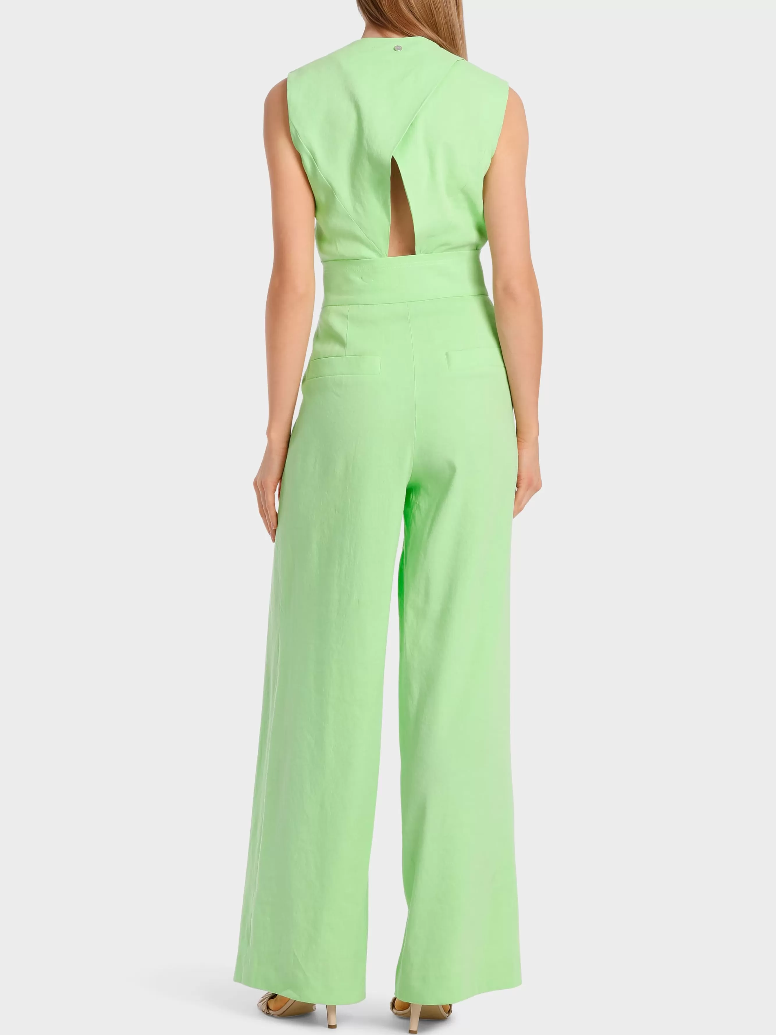 Marc Cain Hosen | Hosenanzüge-MODELL WICHITA – HOSE IM PAPERBAG-STYLE light apple green