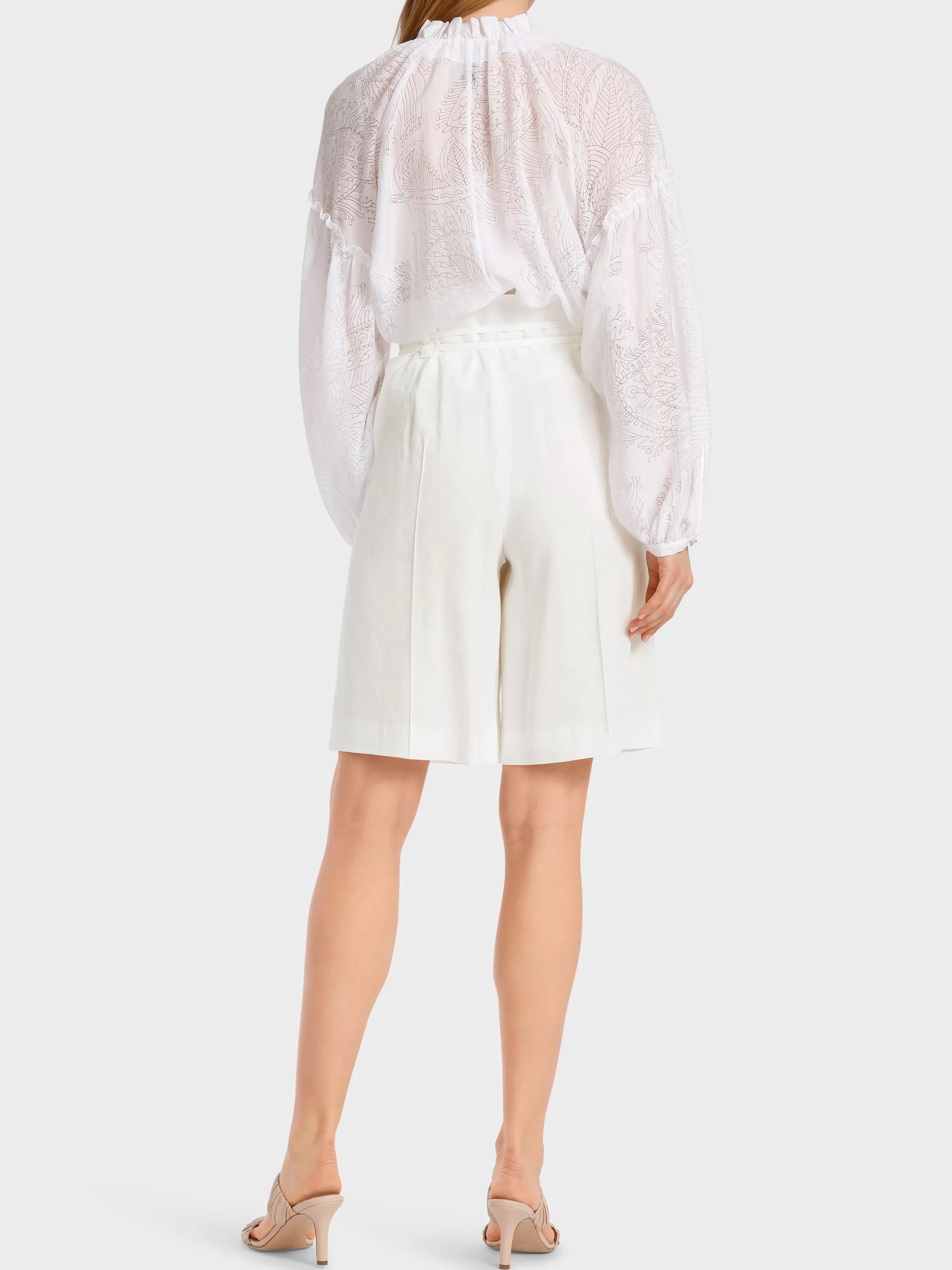 Marc Cain Hosen-MODELL WICHITA – HOSE IM PAPERBAG-STYLE off-white