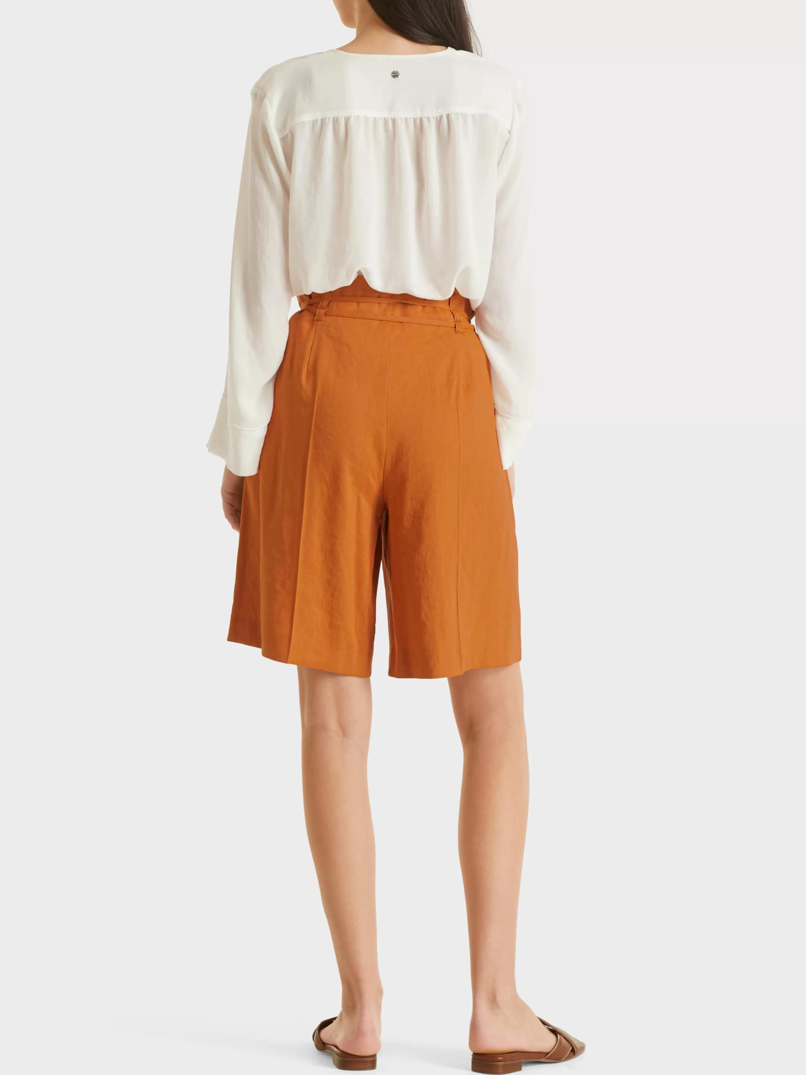 Marc Cain Hosen-MODELL WICHITA – HOSE IM PAPERBAG-STYLE bright ochre