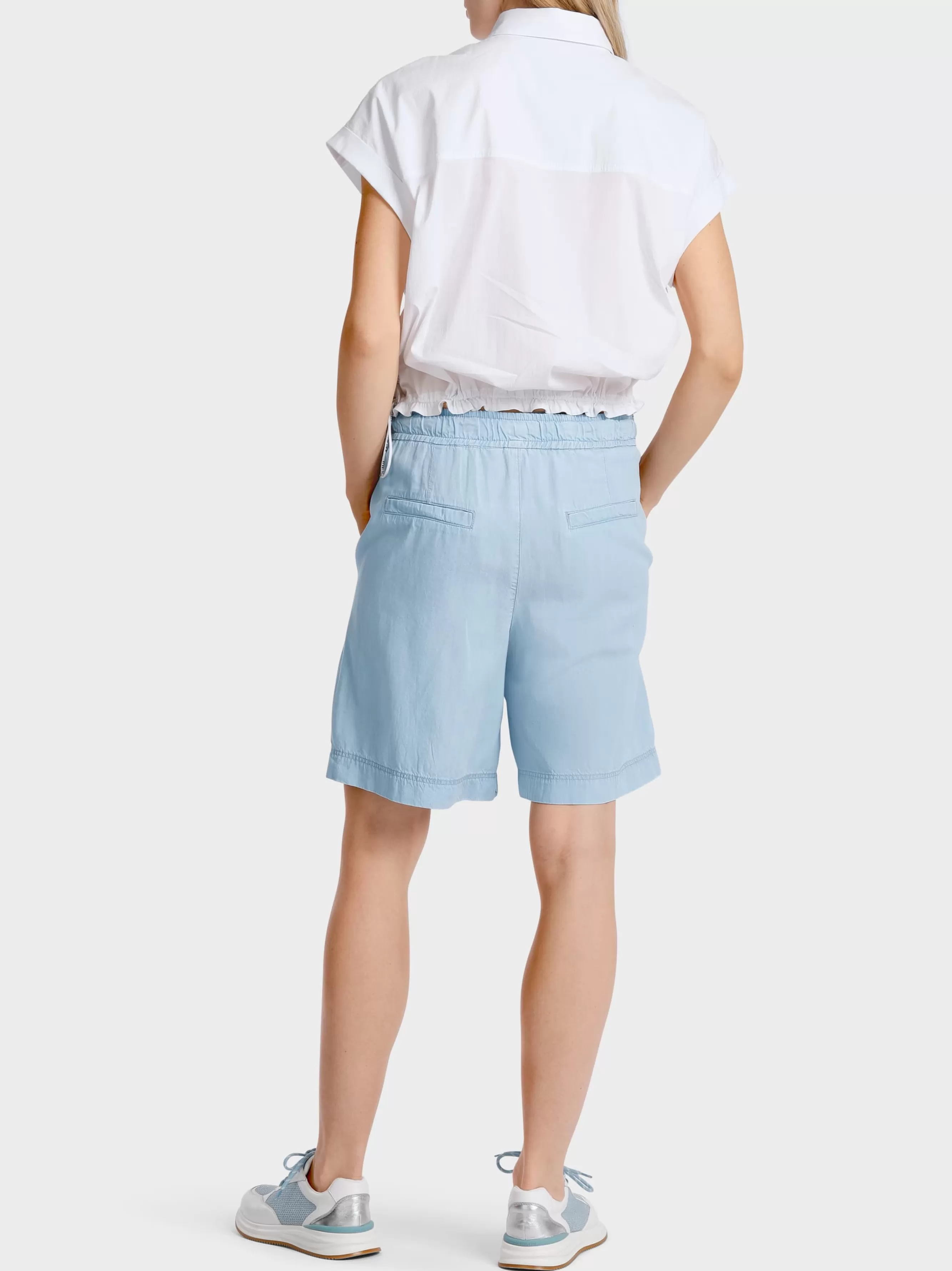 Marc Cain Hosen-MODELL WITTEN – HOSE “RETHINK TOGETHER” baby blue