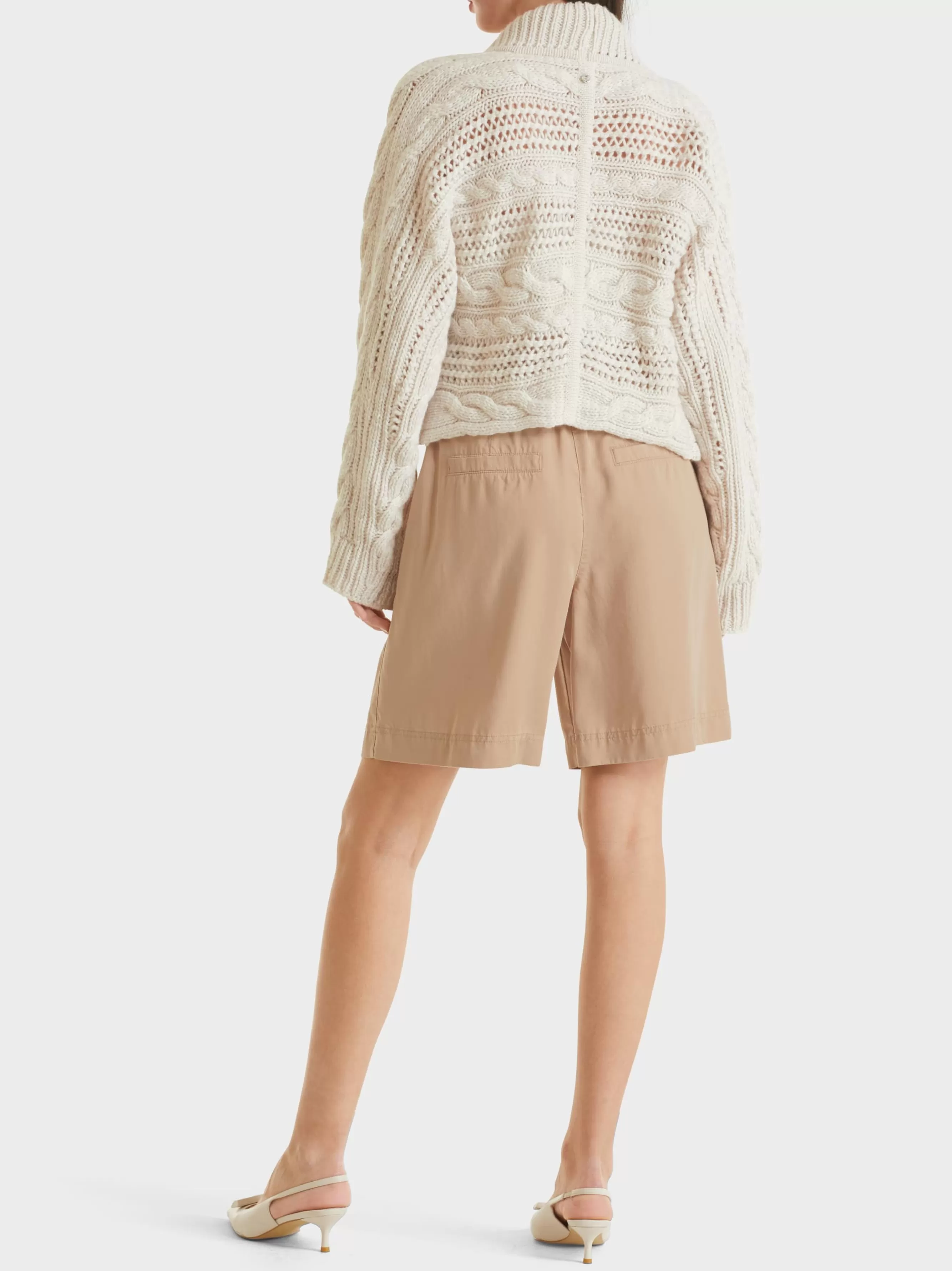 Marc Cain Hosen-MODELL WITTEN “RETHINK TOGETHER” deep sand