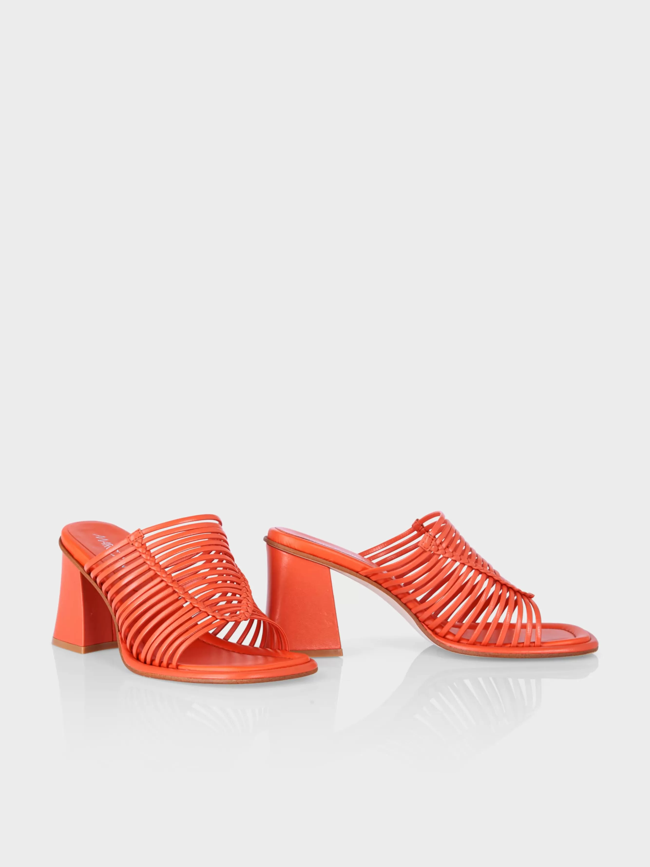 Marc Cain Schuhe-MULES MIT RIEMCHEN bright tomato