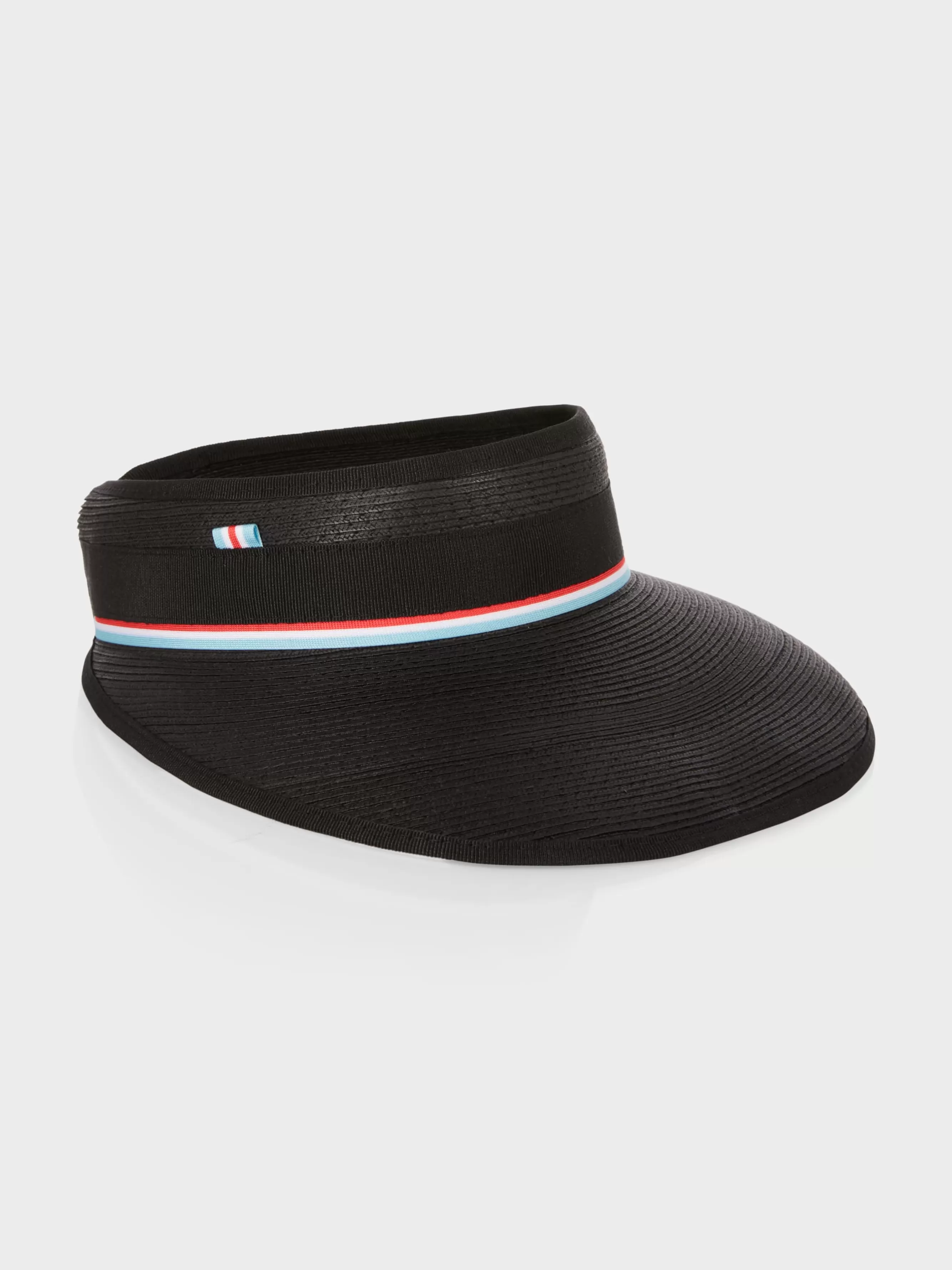 Marc Cain Accessoires-PEAKED CAP MIT GESTREIFTEM RIPSBAND black