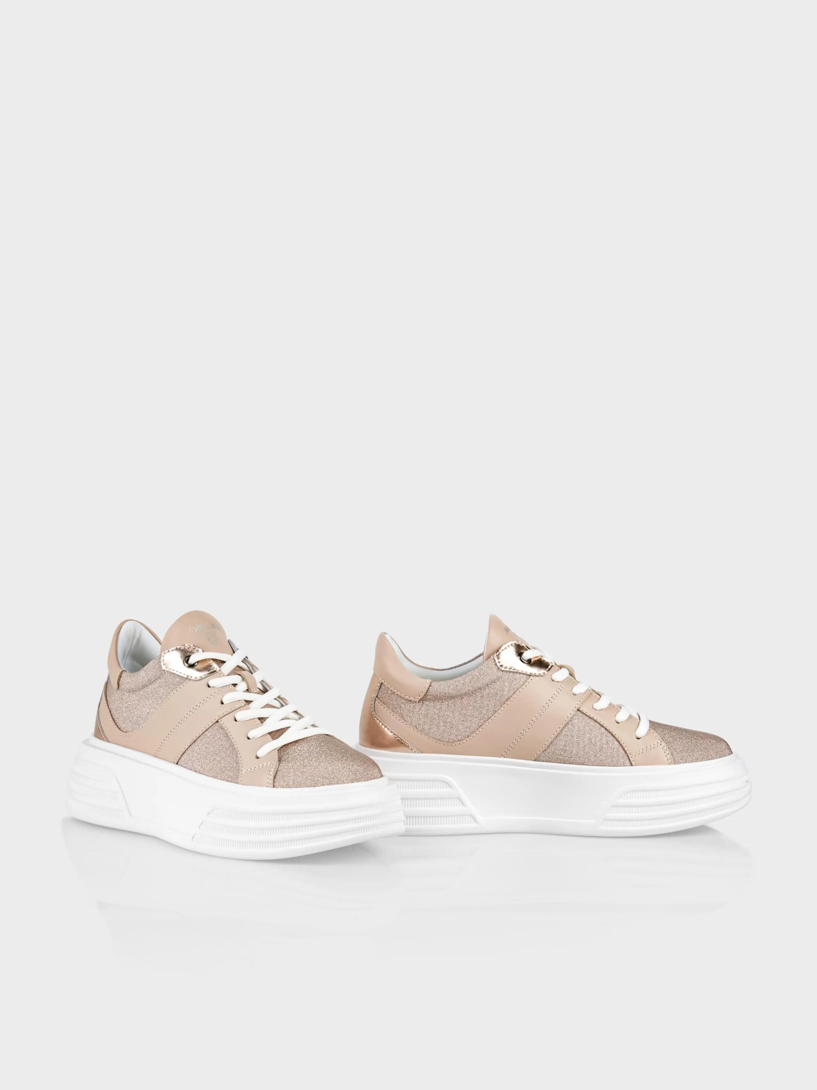 Marc Cain Schuhe-PLATEAU-SNEAKER soft moon rock