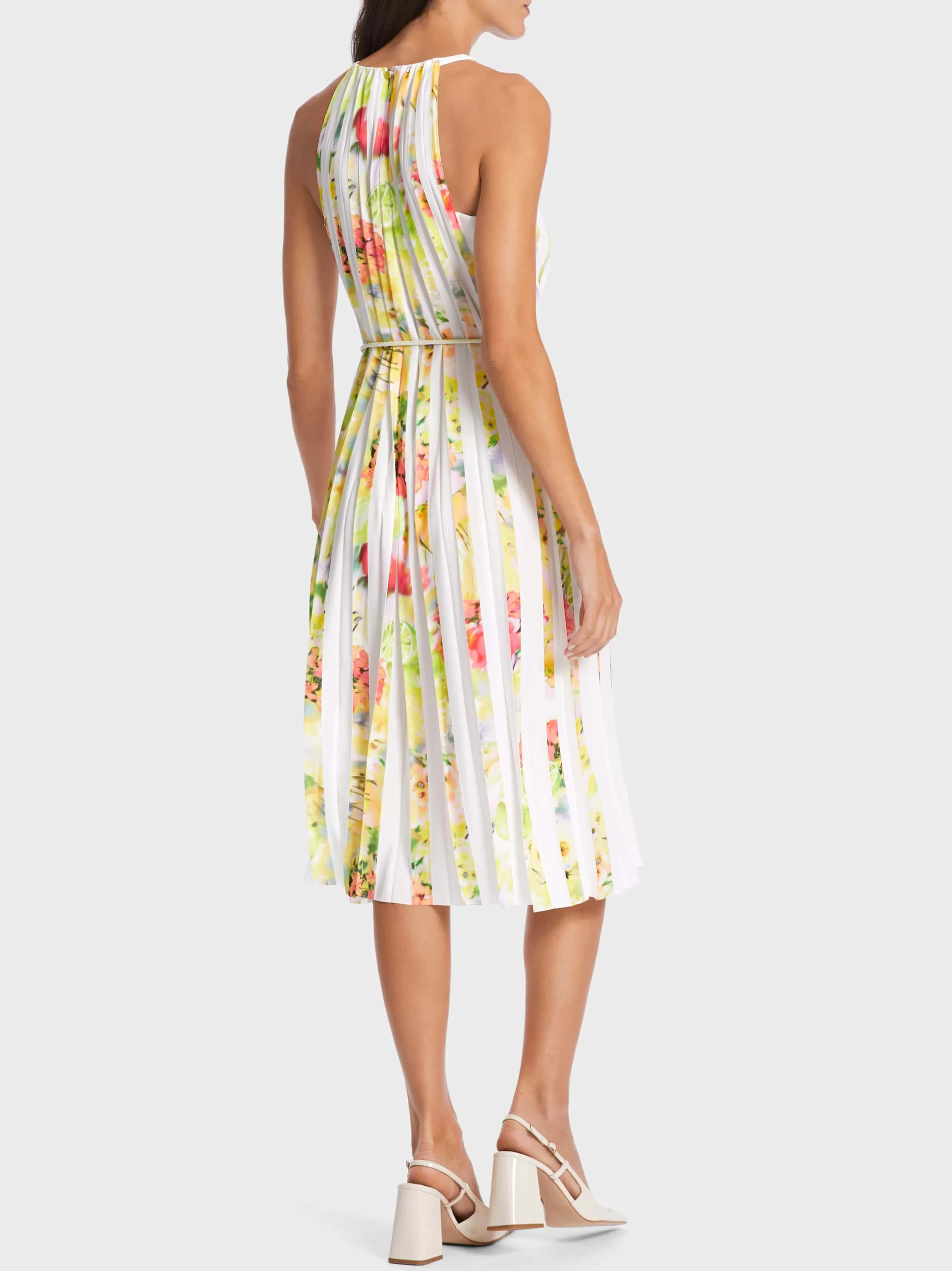 Marc Cain Kleider-PLISSIERTES KLEID pale lemon