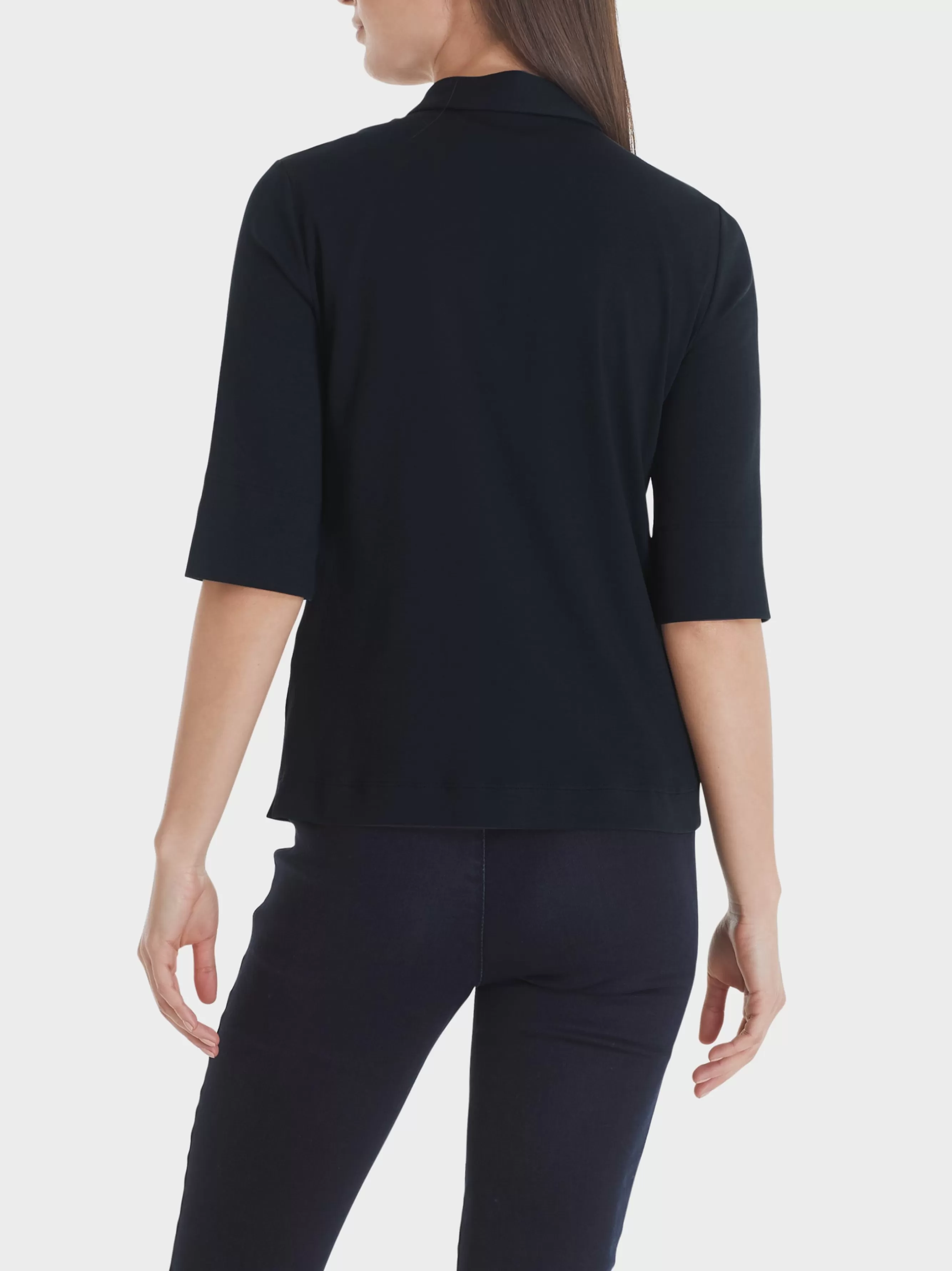 Marc Cain Shirts & Tops-POLOSHIRT AUS BAUMWOLLE midnight blue