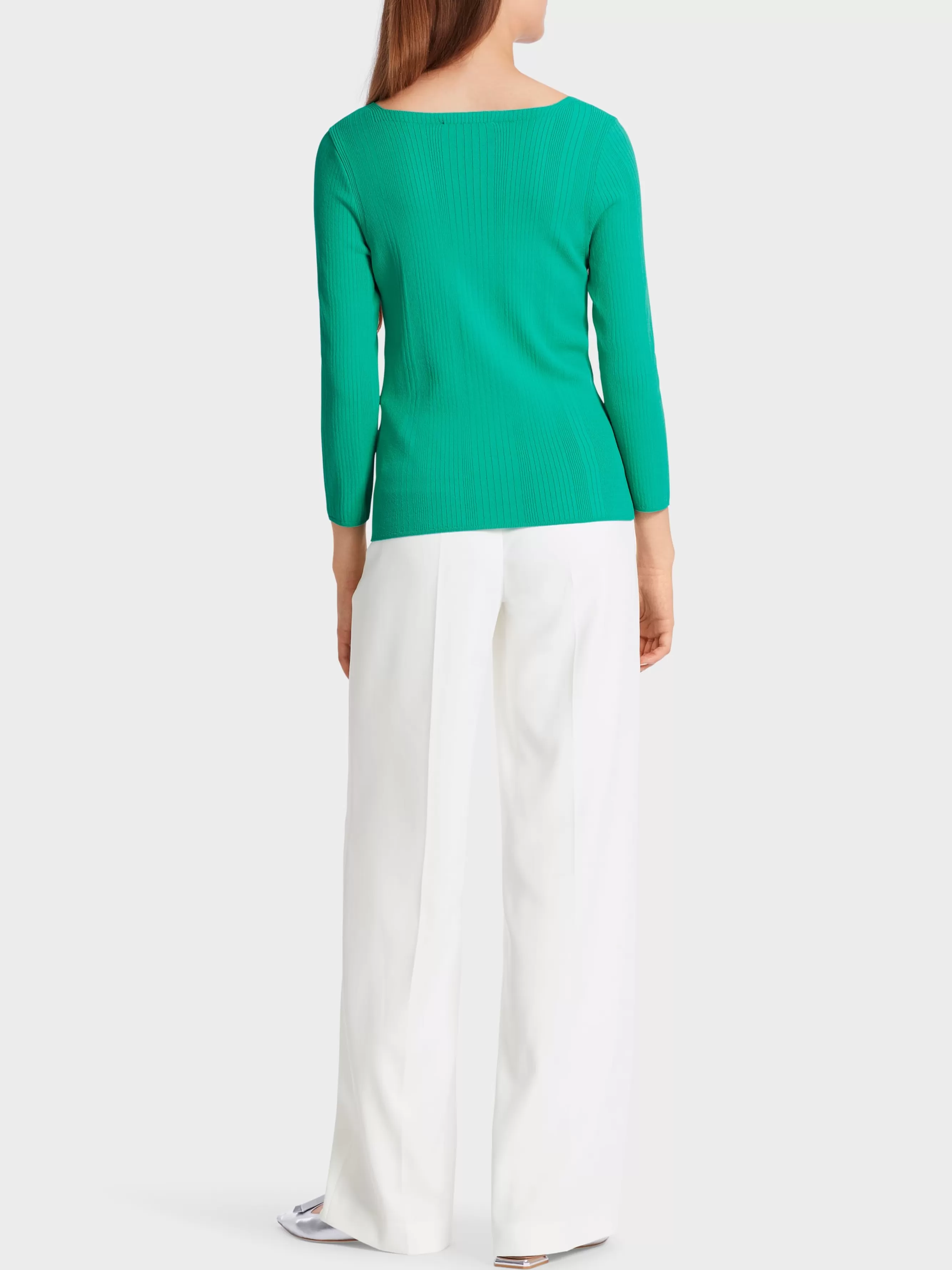 Marc Cain Pullover & Sweatshirts | Strick-PULLOVER "RETHINK TOGETHER" bright malachite