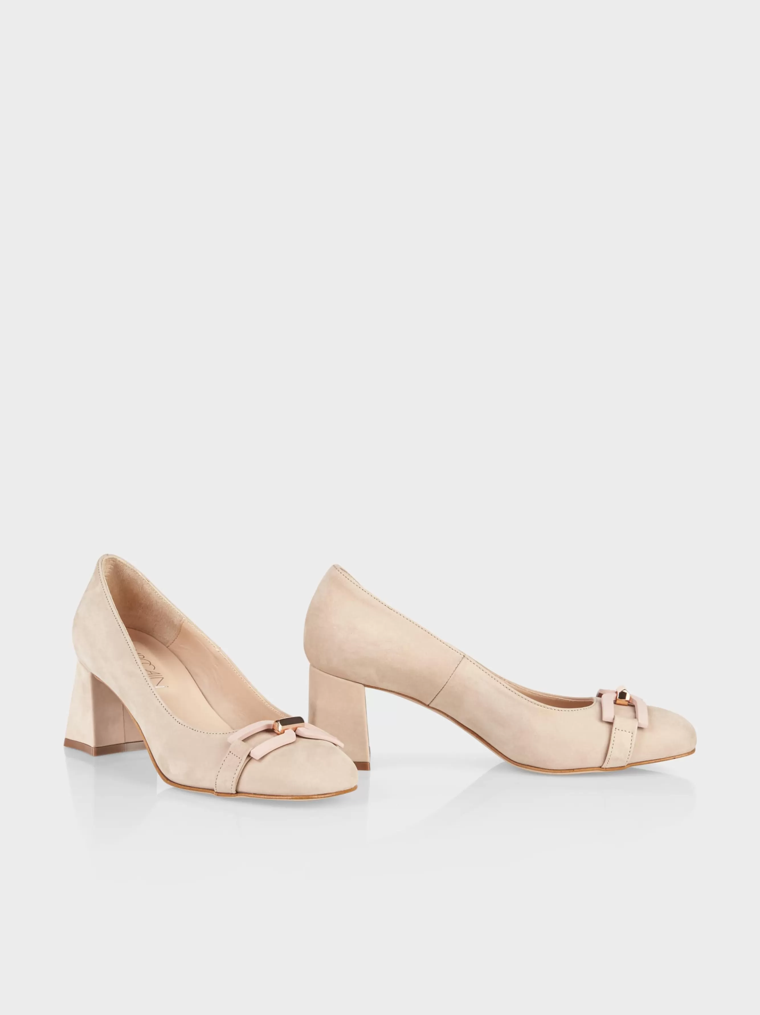 Marc Cain Schuhe-PUMPS IN RAULEDER „RETHINK TOGETHER” soft rose