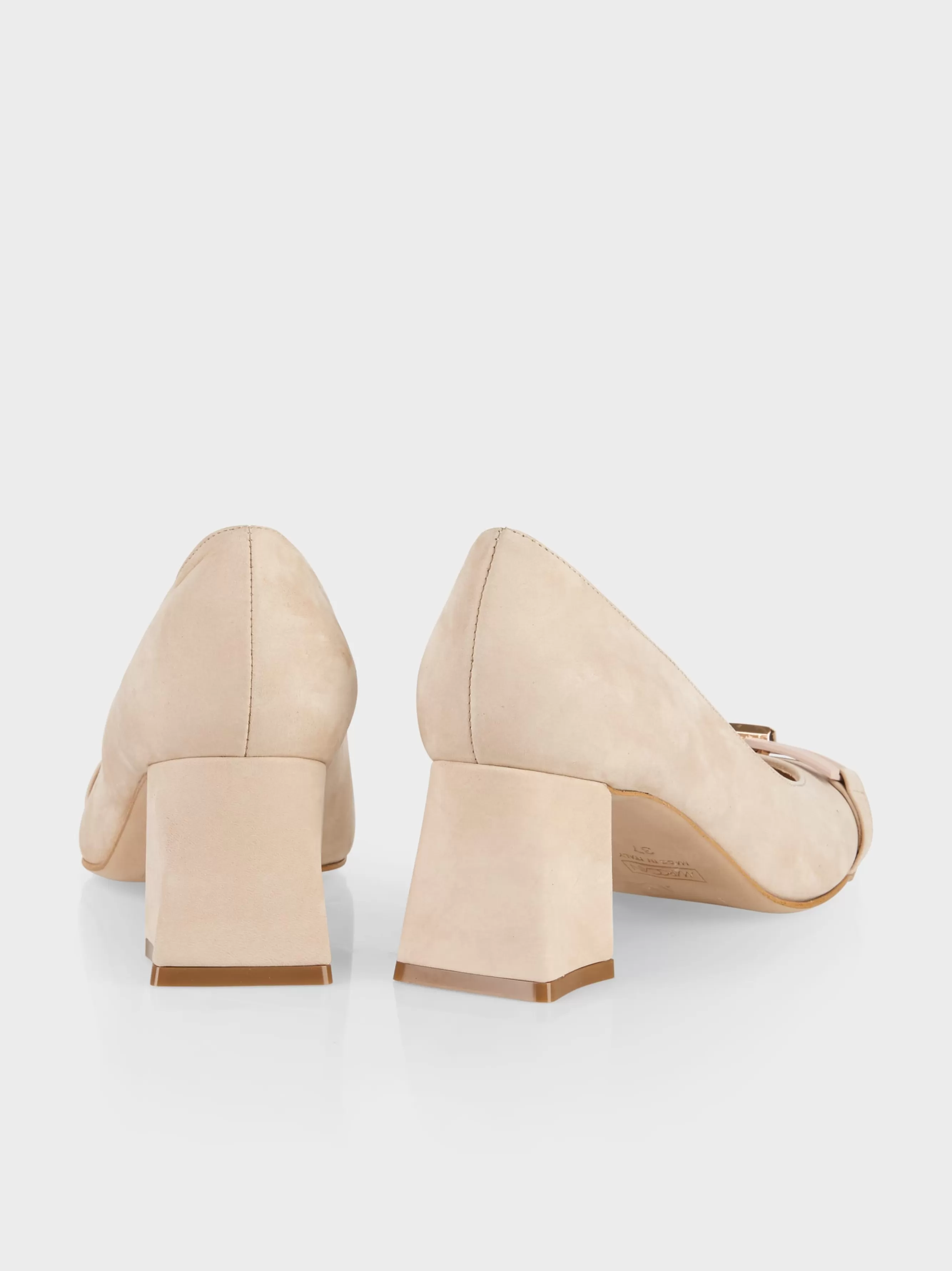 Marc Cain Schuhe-PUMPS IN RAULEDER „RETHINK TOGETHER” soft rose