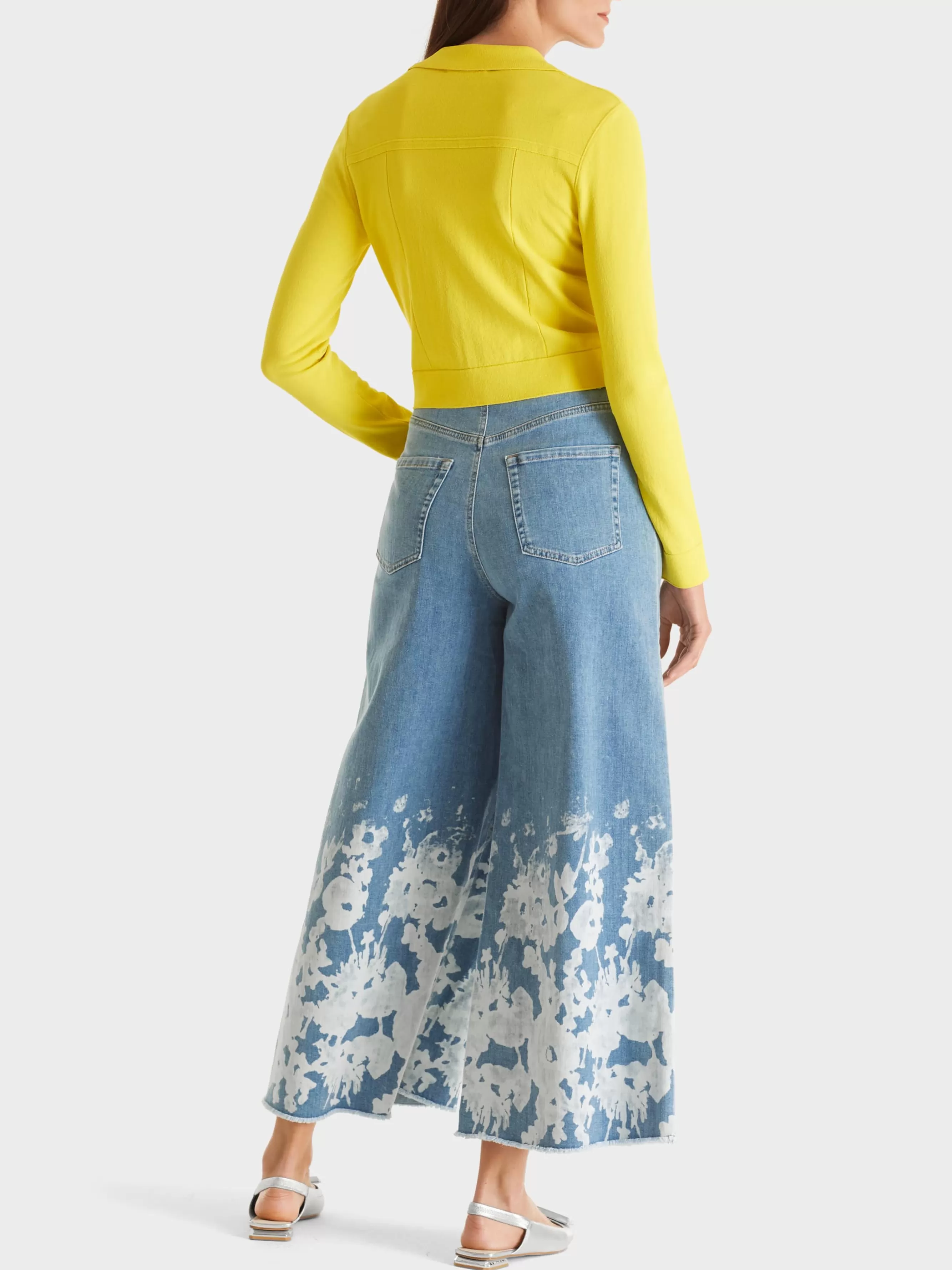 Marc Cain Jeans-"RETHINK TOGETHER" CULOTTE WAUKEE blue Denim