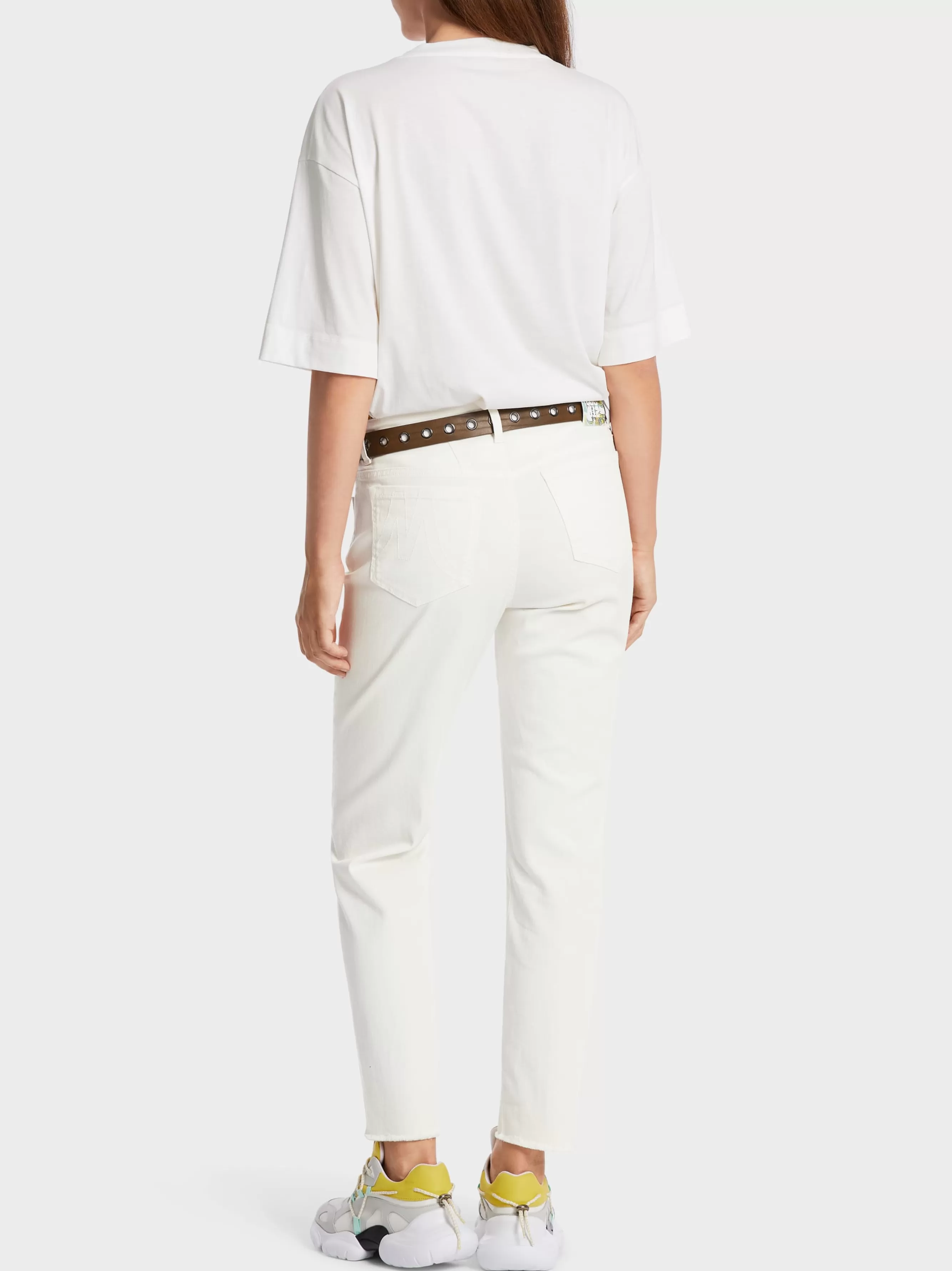 Marc Cain Jeans-"RETHINK TOGETHER" HOSE SIKAR off-white