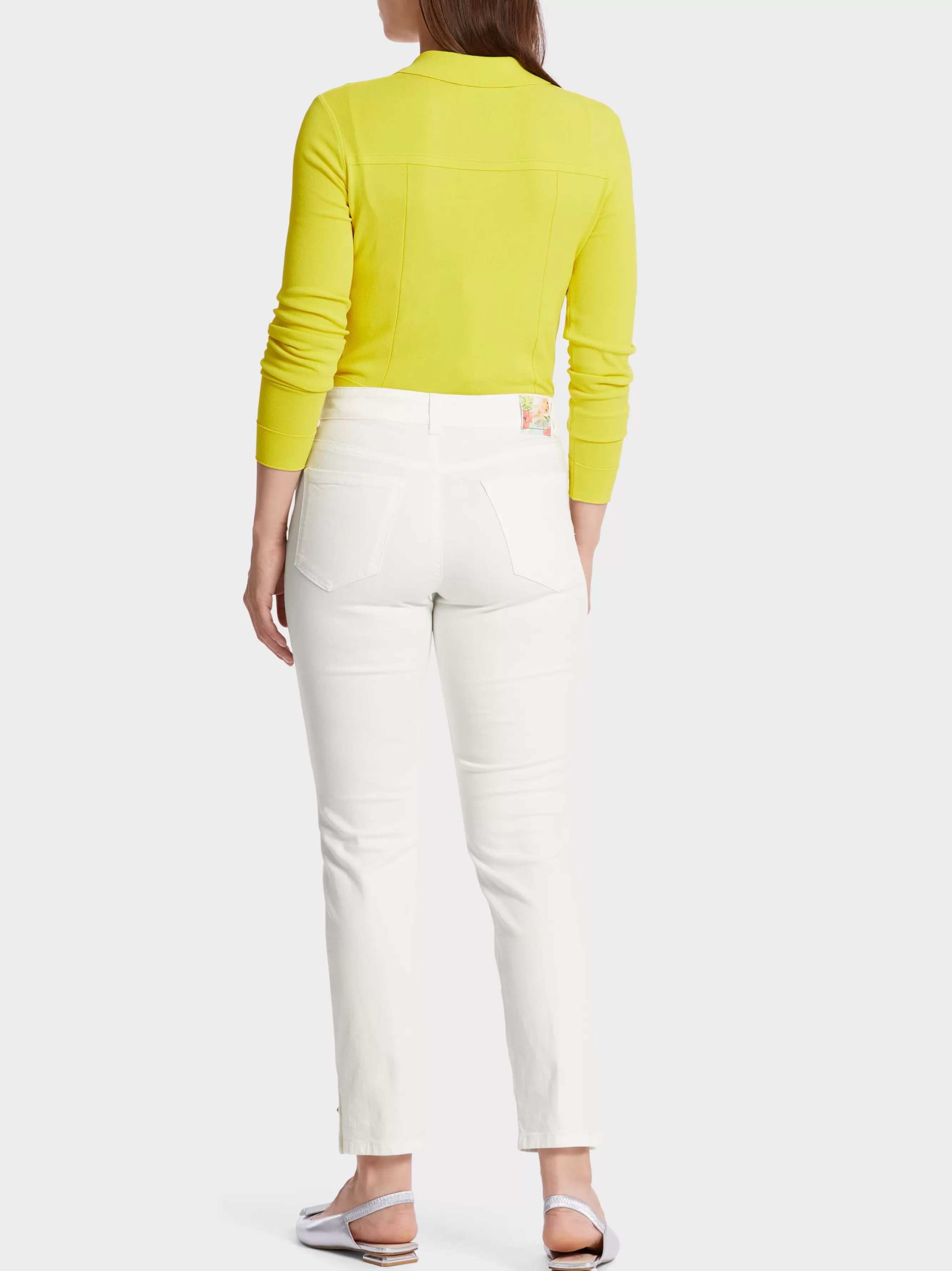 Marc Cain Jeans-"RETHINK TOGETHER" HOSE SILEA off-white