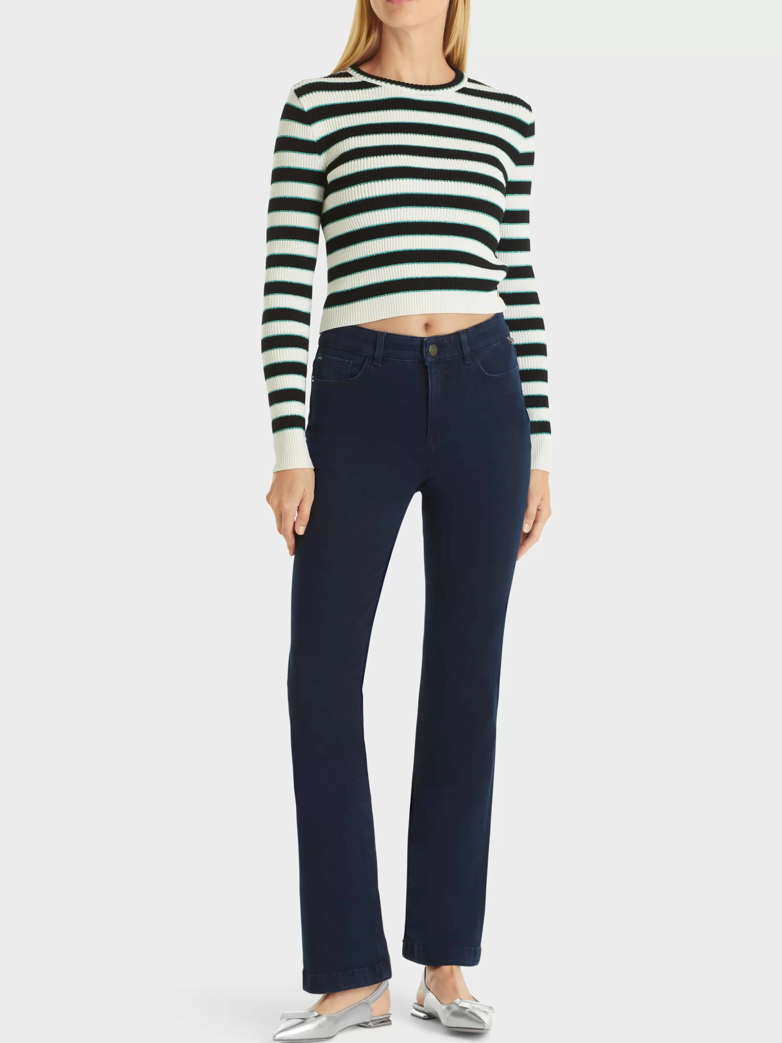 Marc Cain Jeans-"RETHINK TOGETHER" JEANS FARO midnight blue