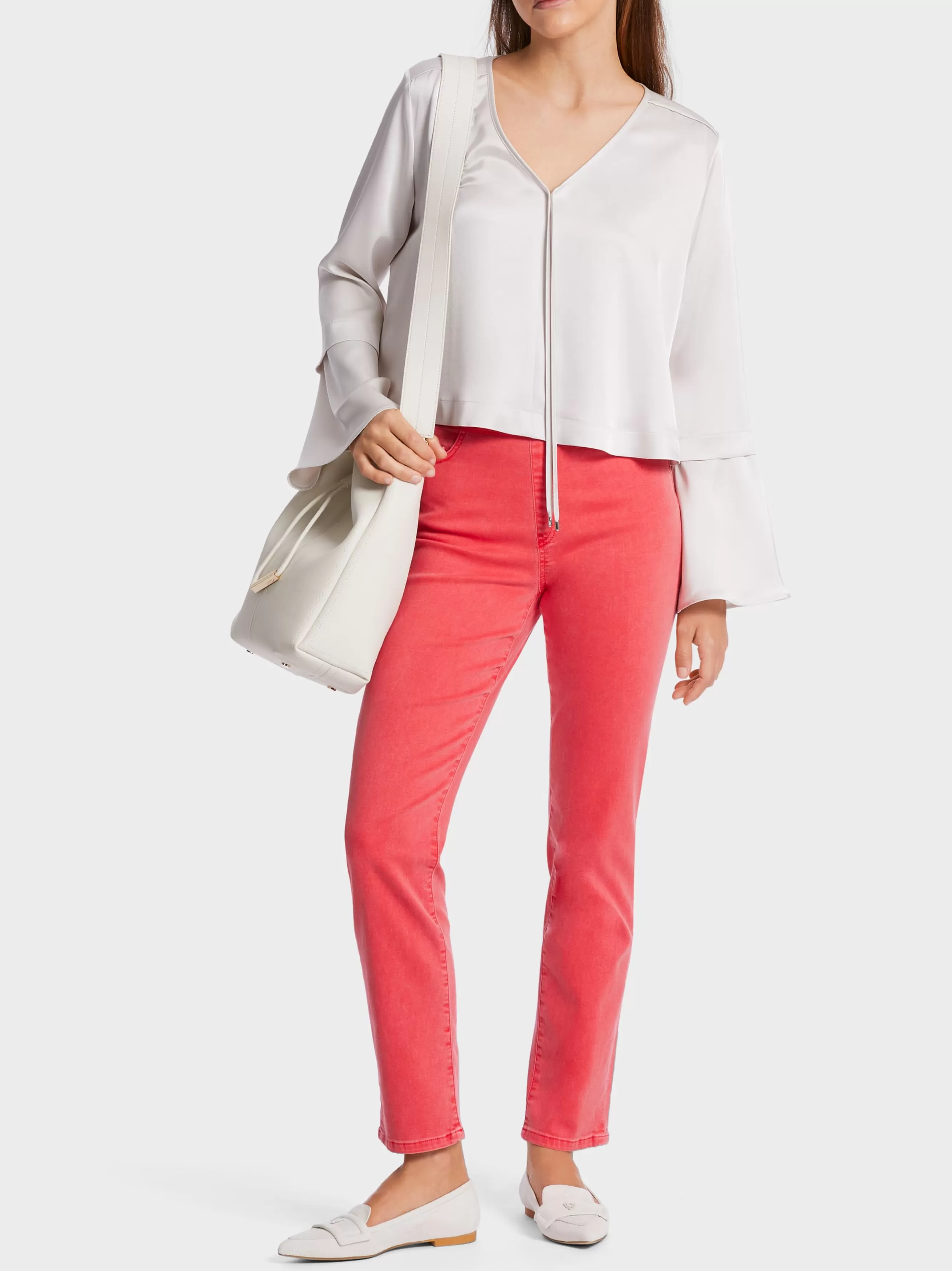 Marc Cain Jeans-"RETHINK TOGETHER" JEANS SIENA deep coral