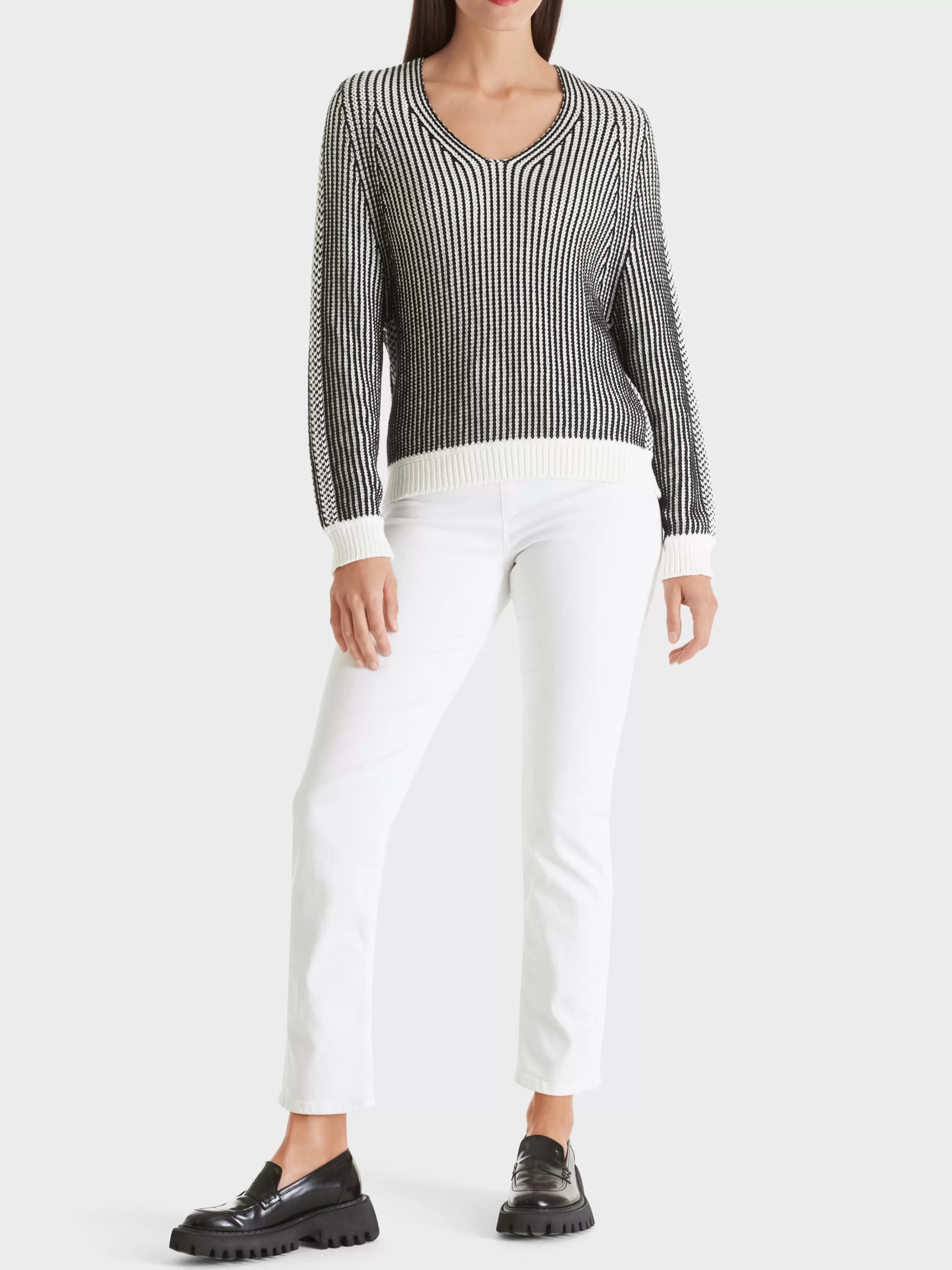 Marc Cain Jeans-„RETHINK TOGETHER“ JEANS SIENA white