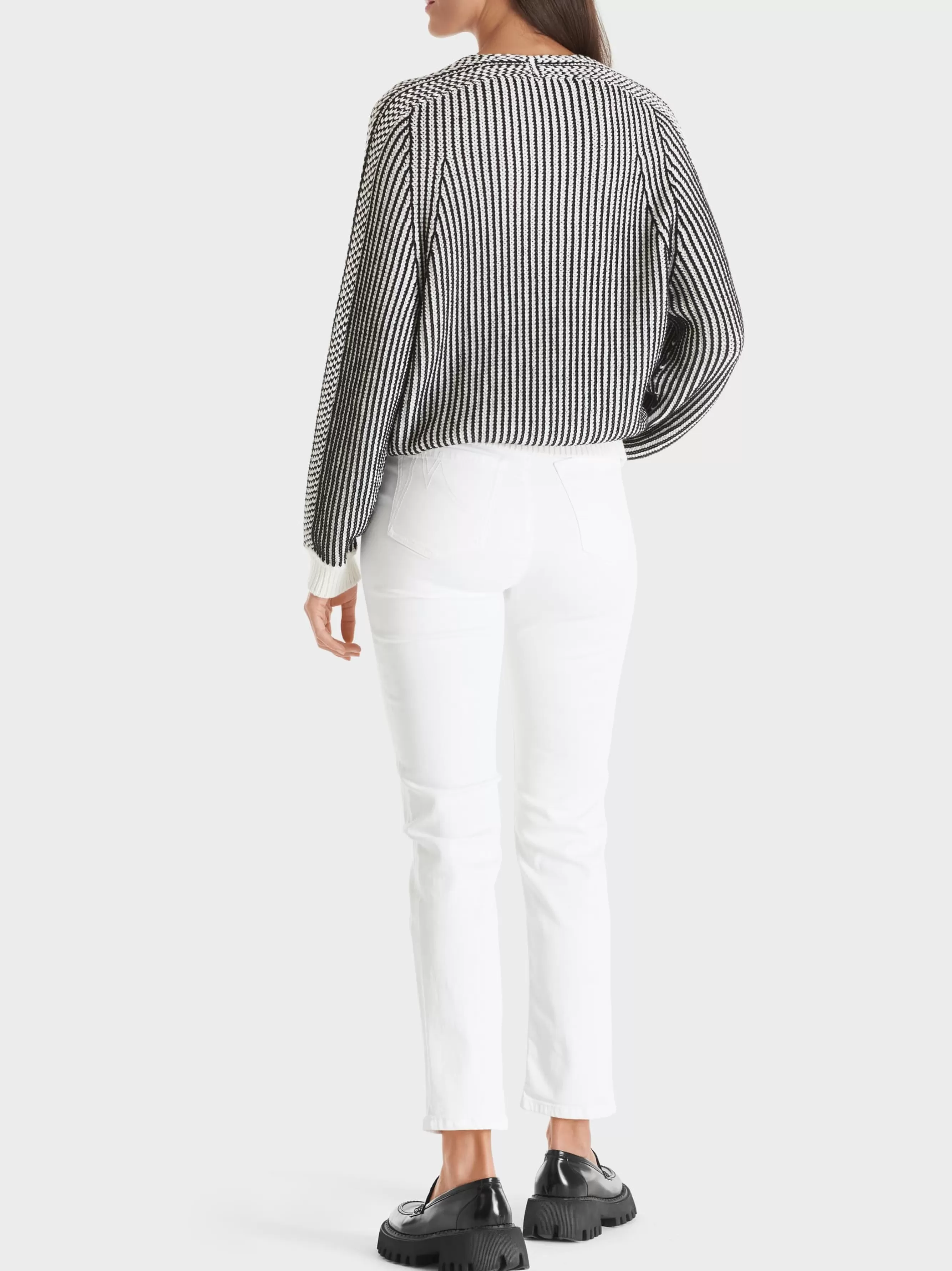 Marc Cain Jeans-„RETHINK TOGETHER“ JEANS SIENA white