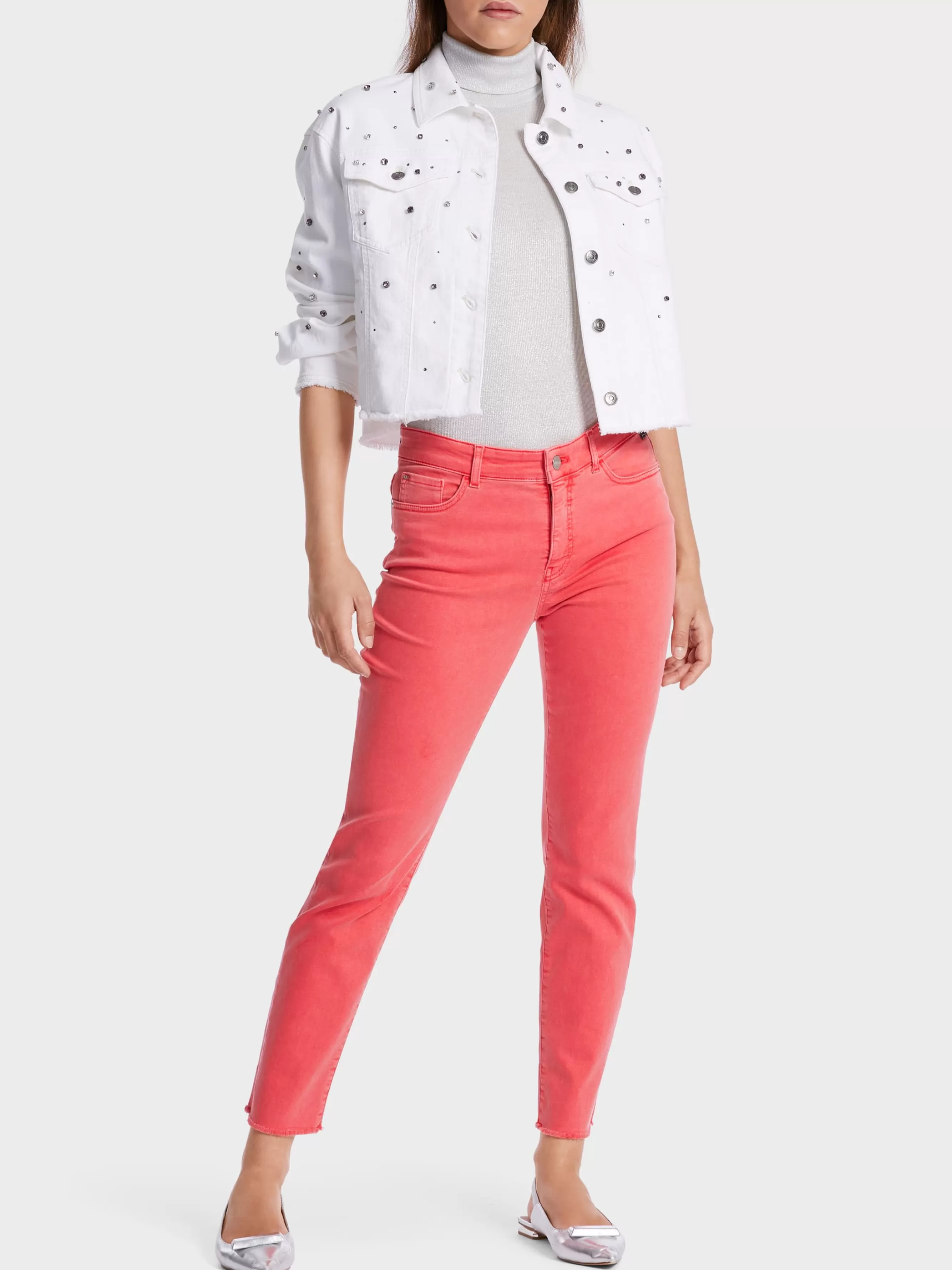 Marc Cain Jeans-"RETHINK TOGETHER" JEANS SILEA deep coral