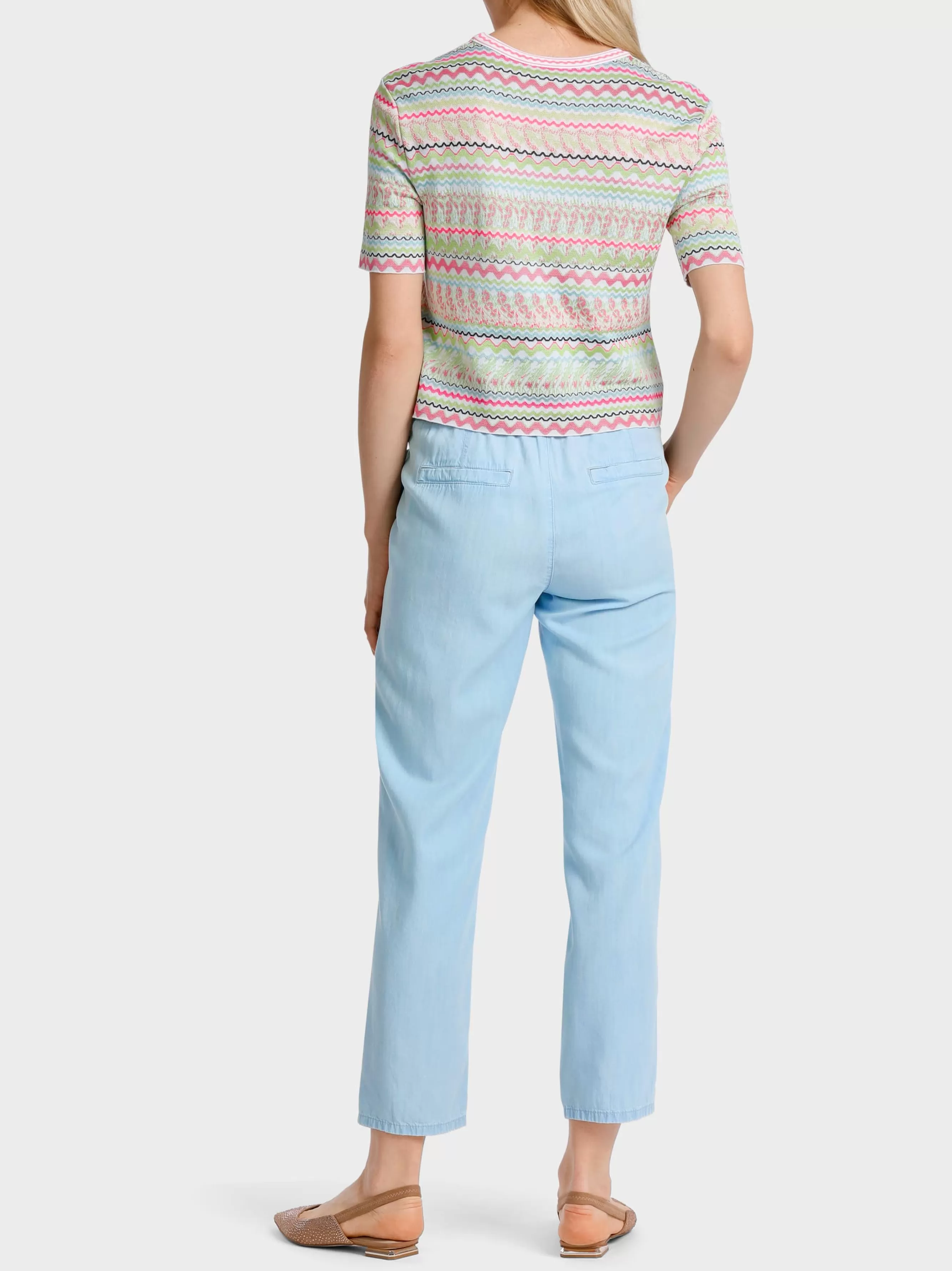 Marc Cain Jeans-“RETHINK TOGETHER” MODELL RIVERA baby blue