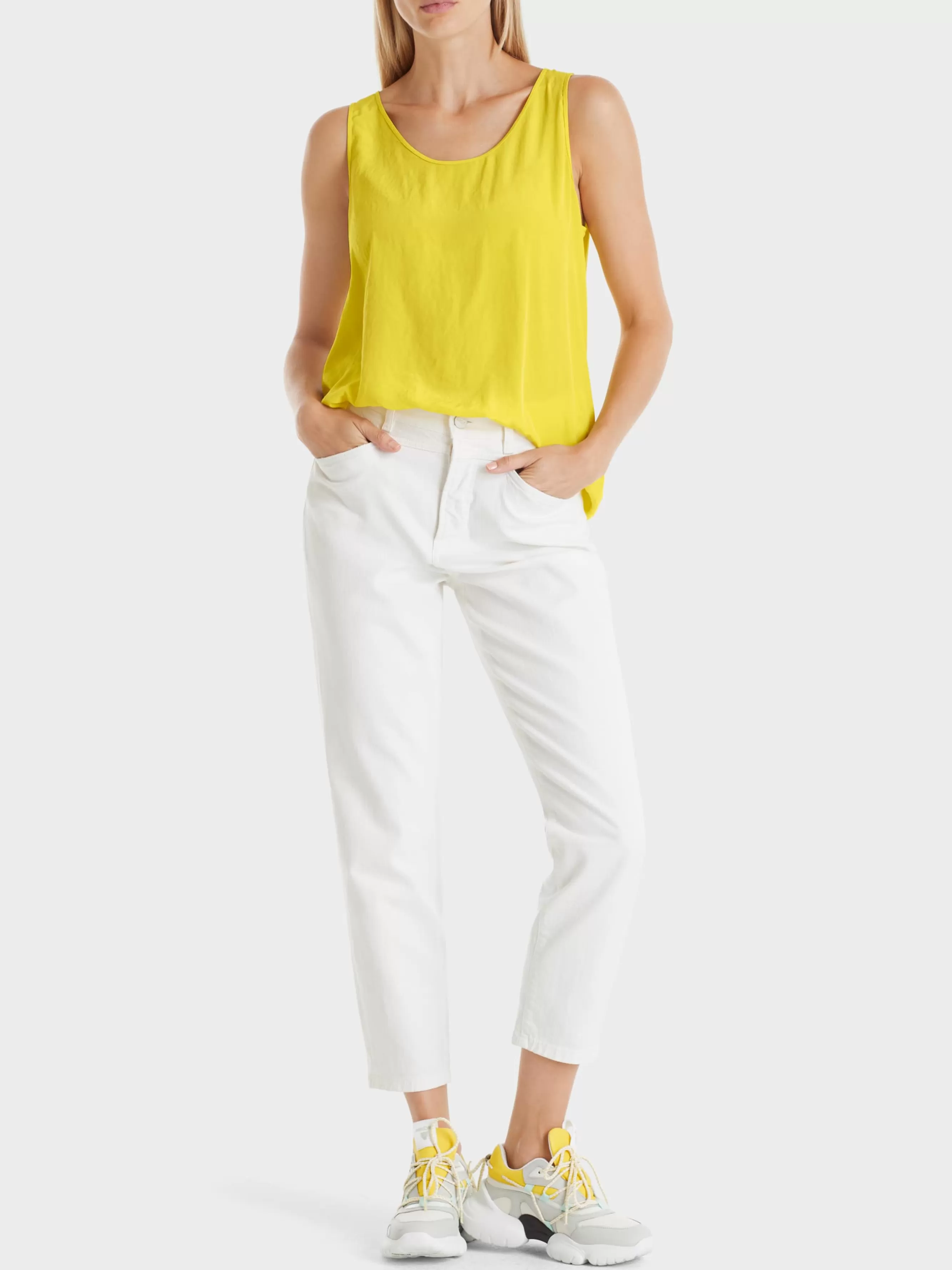 Marc Cain Shirts & Tops-ÄRMELLOSES TOP bright sulphur