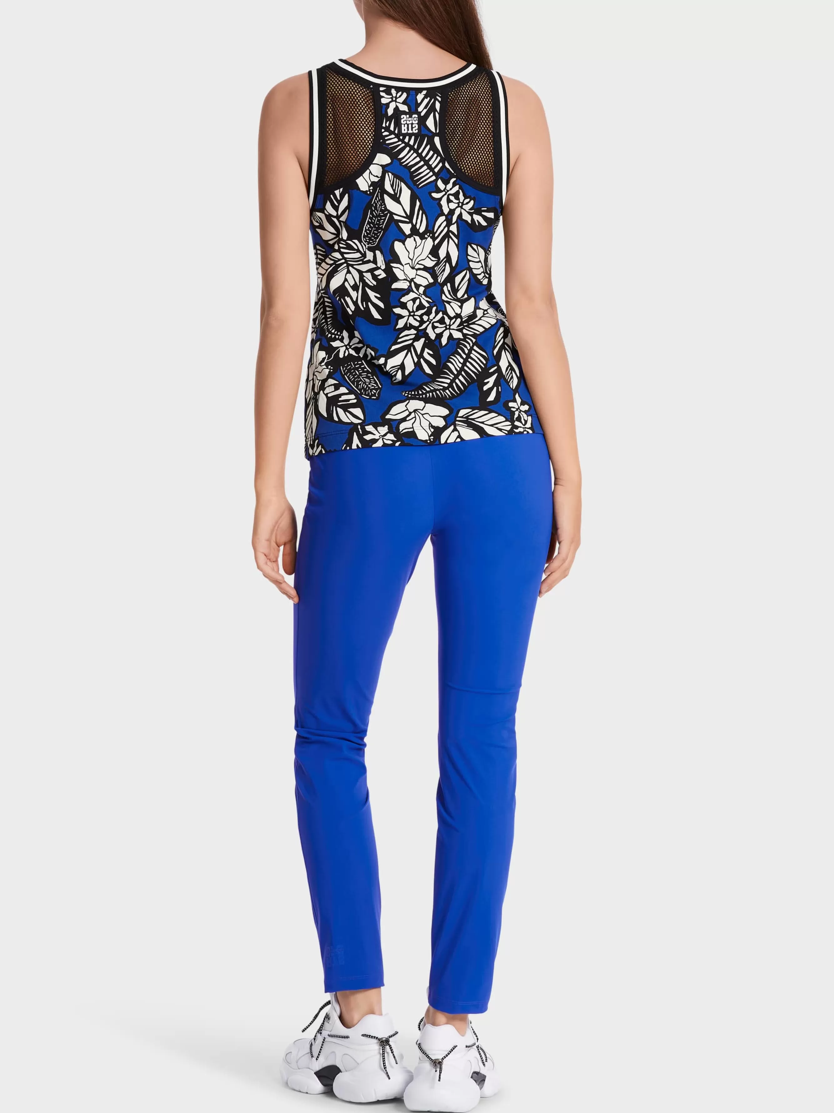 Marc Cain Shirts & Tops-ÄRMELLOSES TOP MIT FLORALEM PRINT bright royal blue