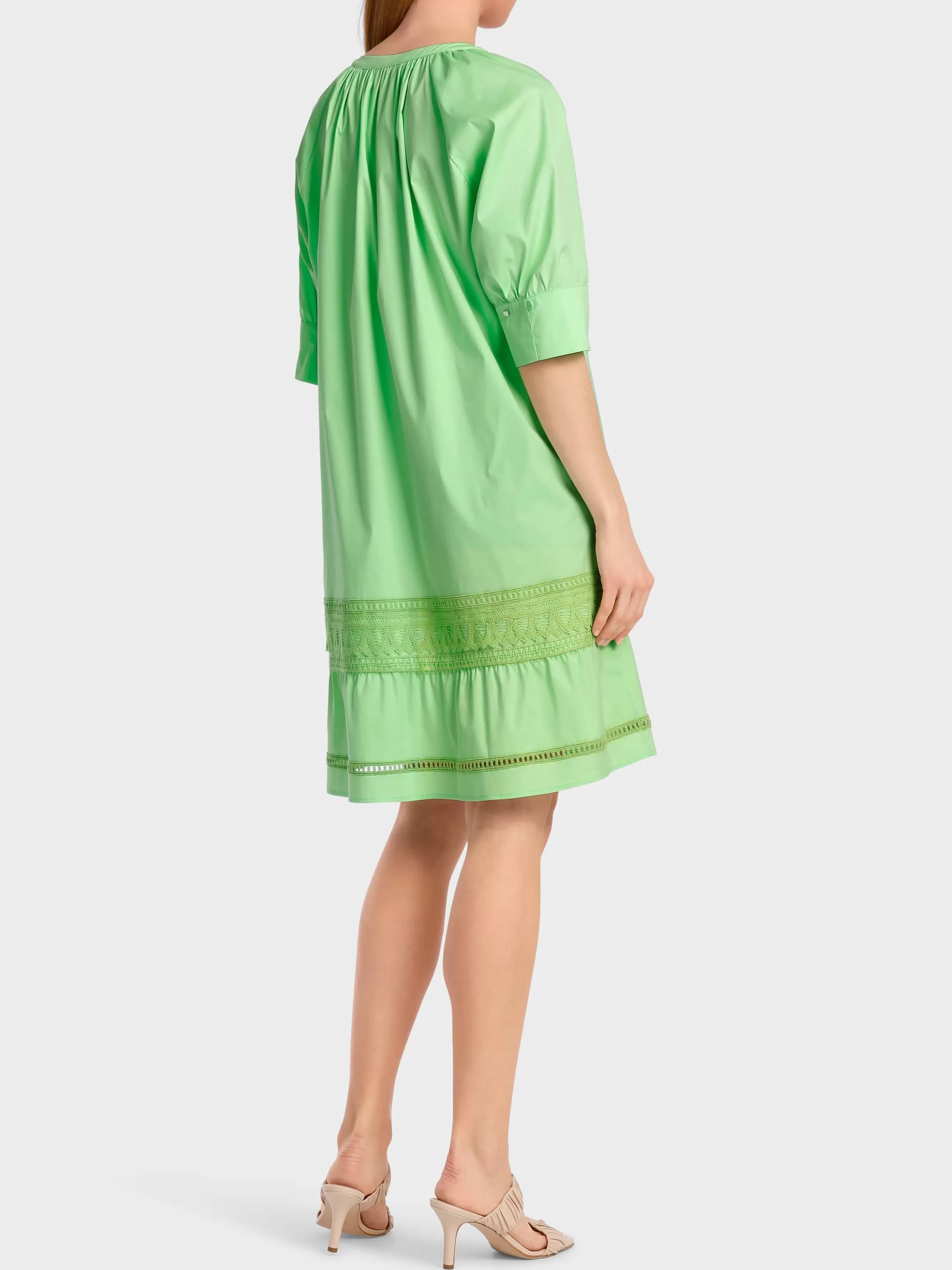 Marc Cain Kleider-ROMANTISCHES RAGLANKLEID MIT STUFE light apple green