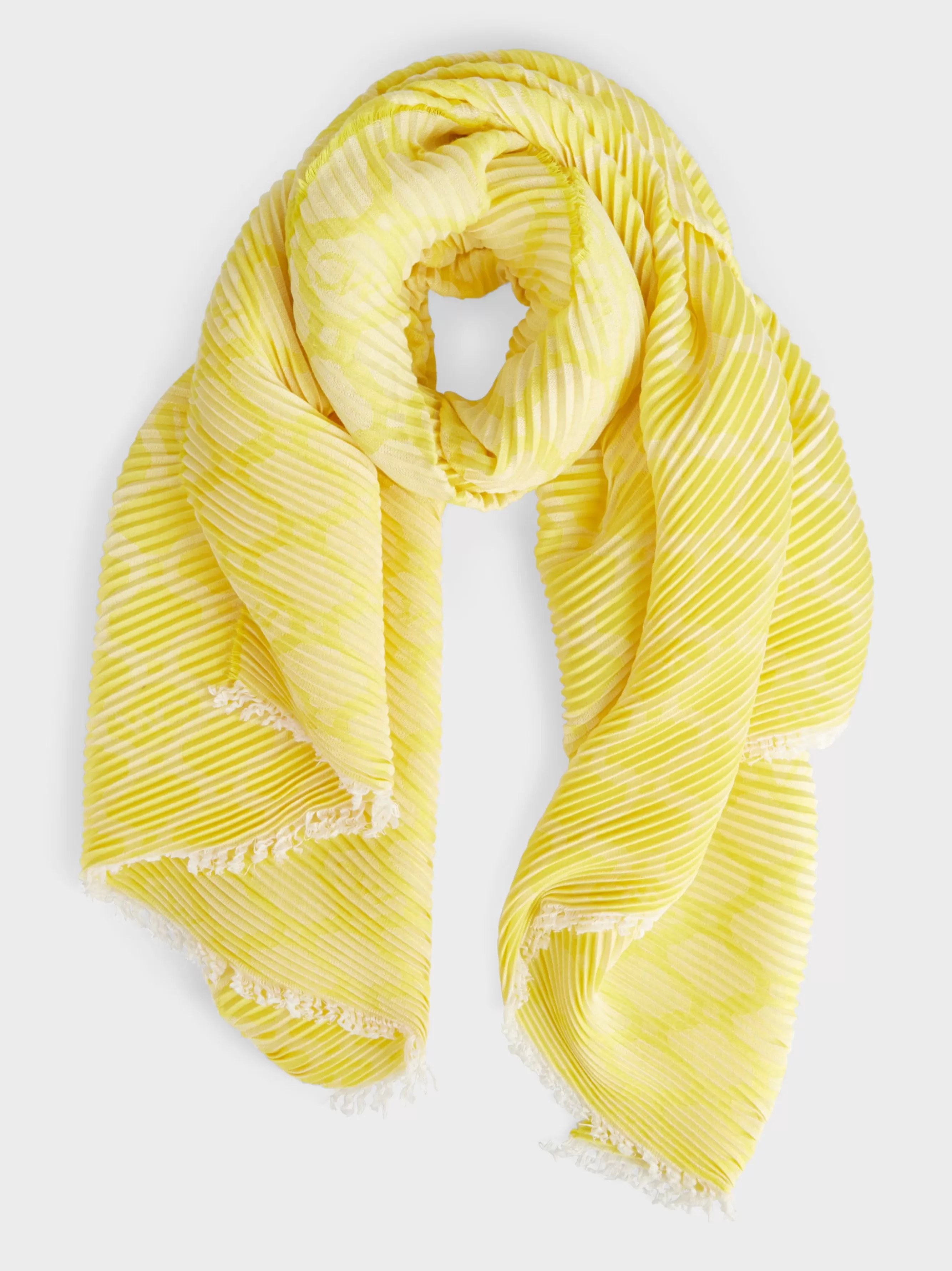 Marc Cain Accessoires-SCHAL MIT ANIMALMUSTER bright sulphur