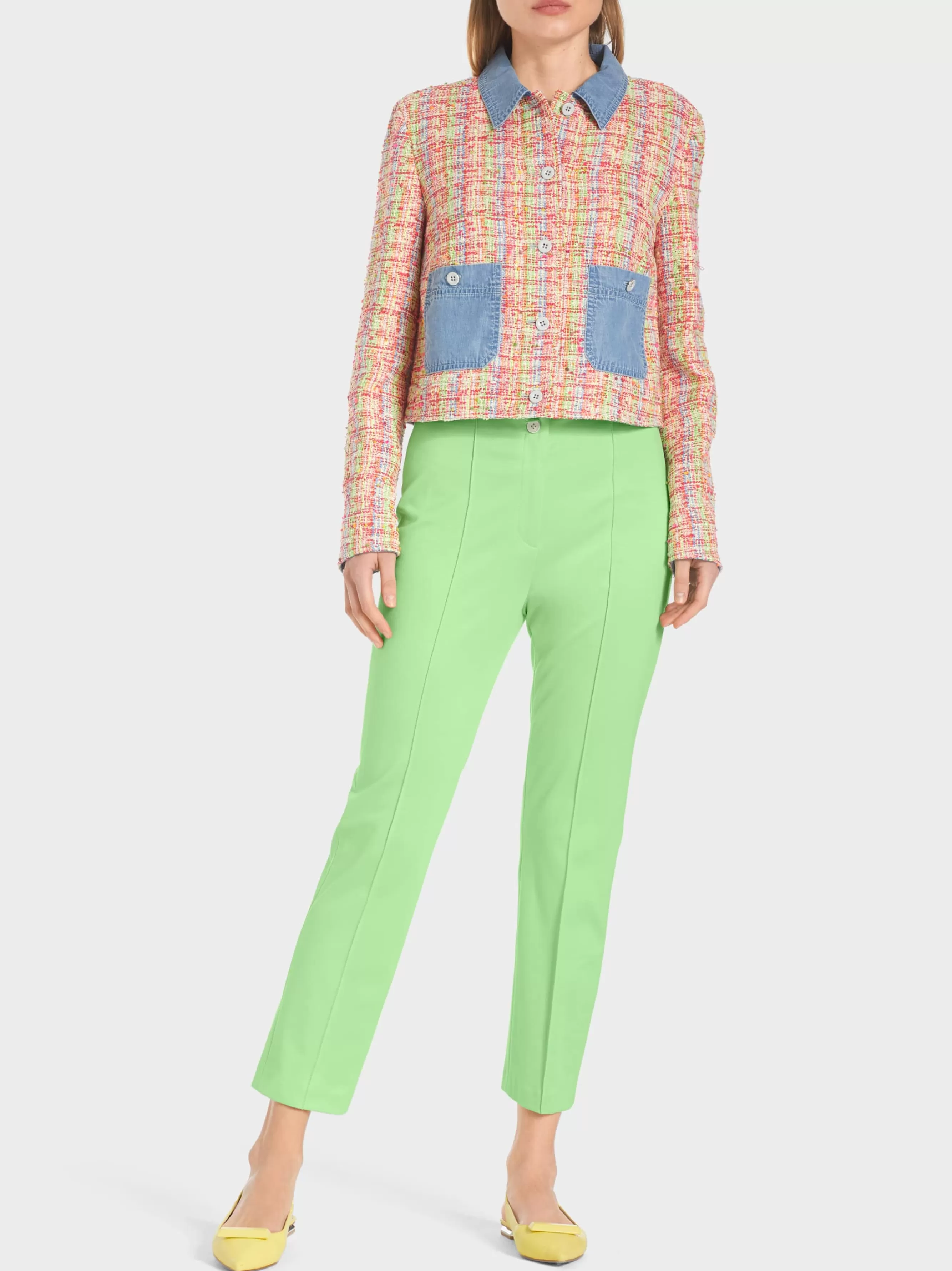 Marc Cain Hosen-SCHMAL GESCHNITTENE HOSE SYDNEY light apple green