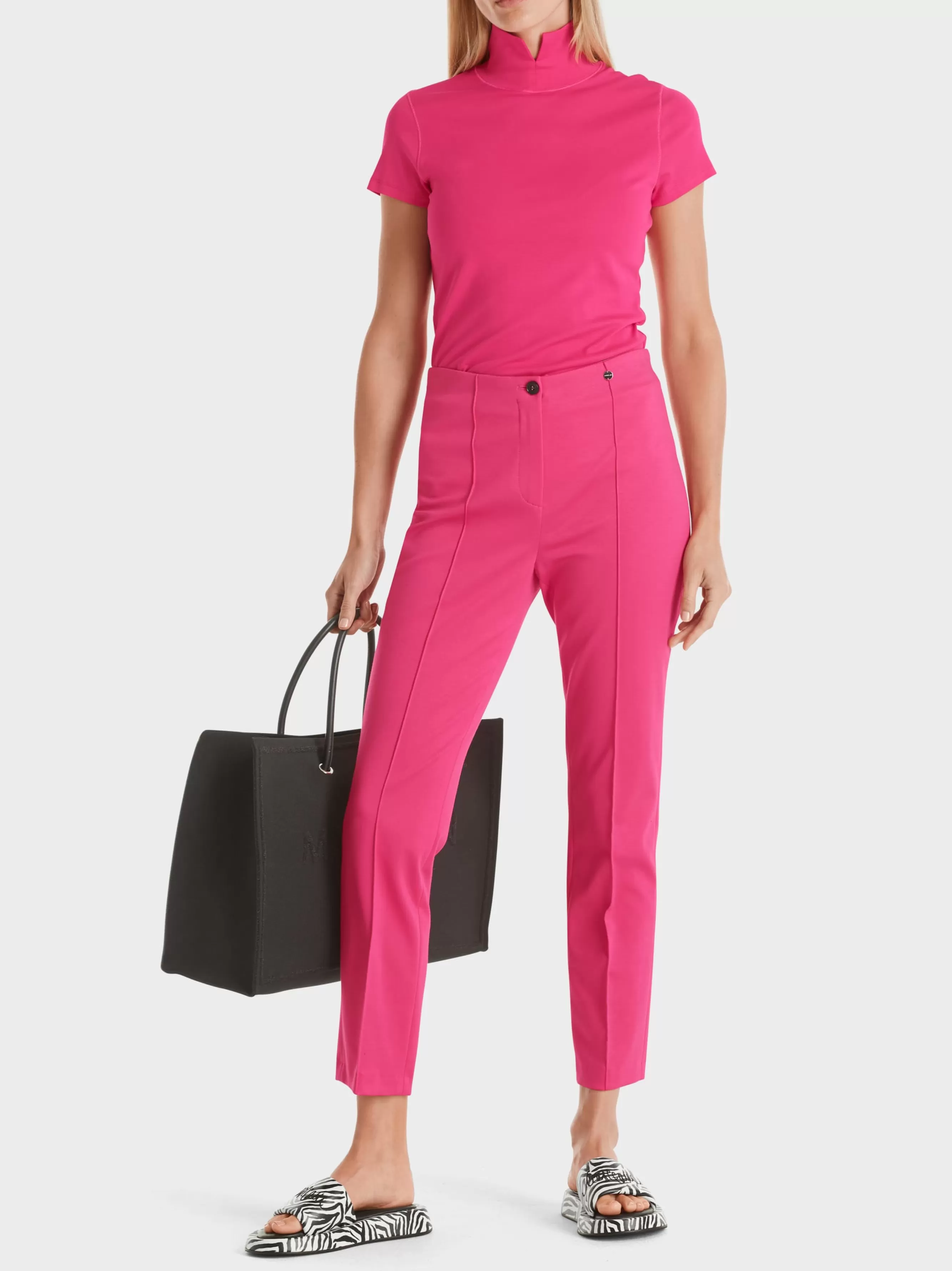 Marc Cain Hosen | Hosenanzüge-SCHMAL GESCHNITTENE HOSE SYDNEY super pink