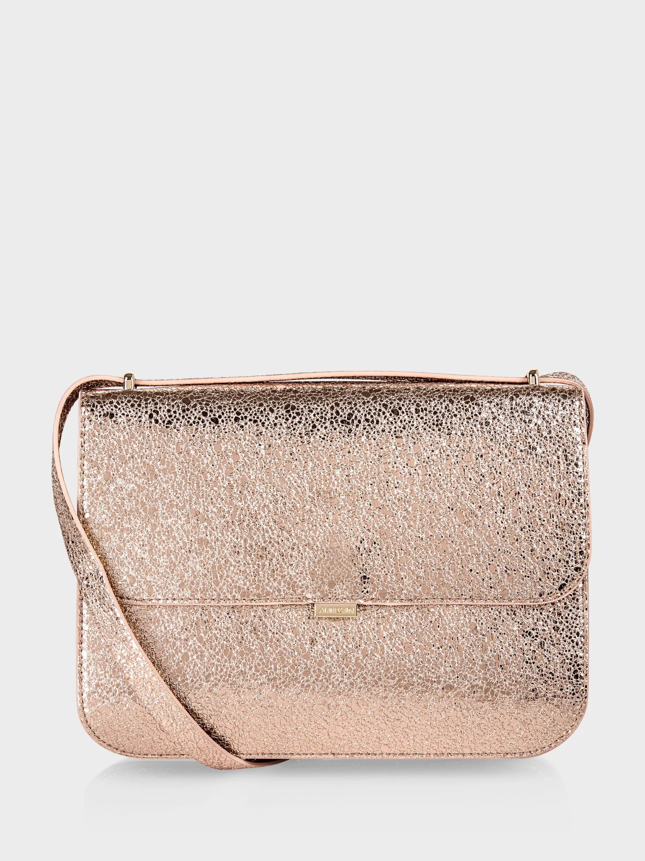 Marc Cain Taschen-SCHULTERTASCHE IM METALLIC-LOOK soft rose