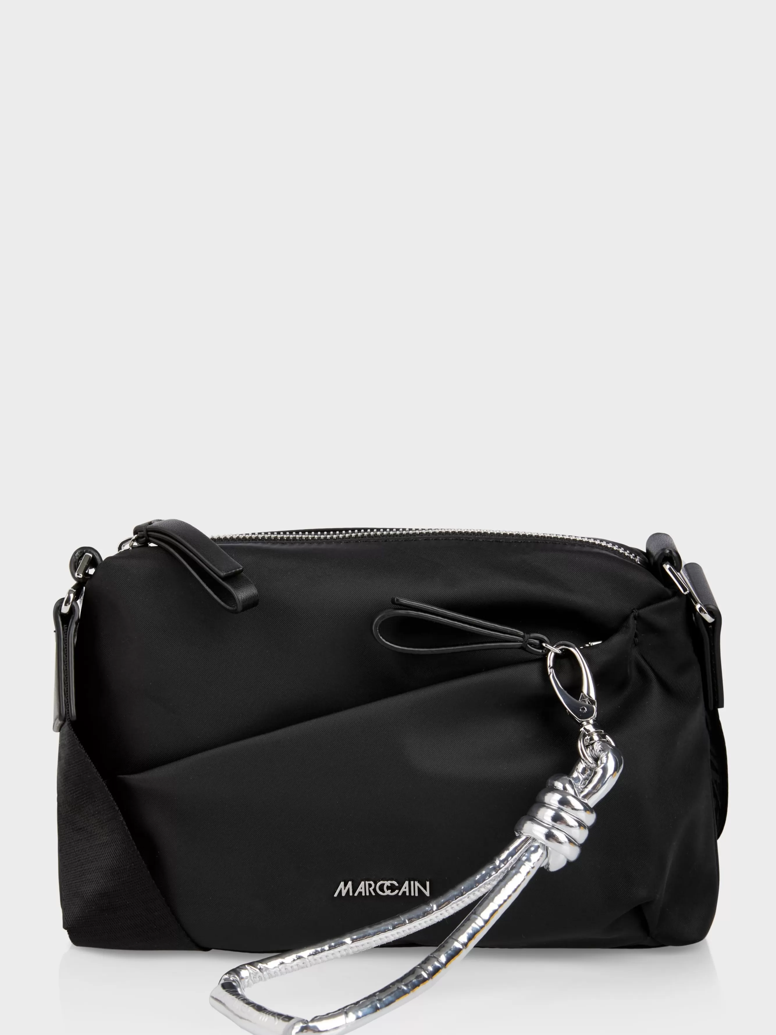 Marc Cain Taschen-SCHULTERTASCHE "RETHINK TOGETHER" black