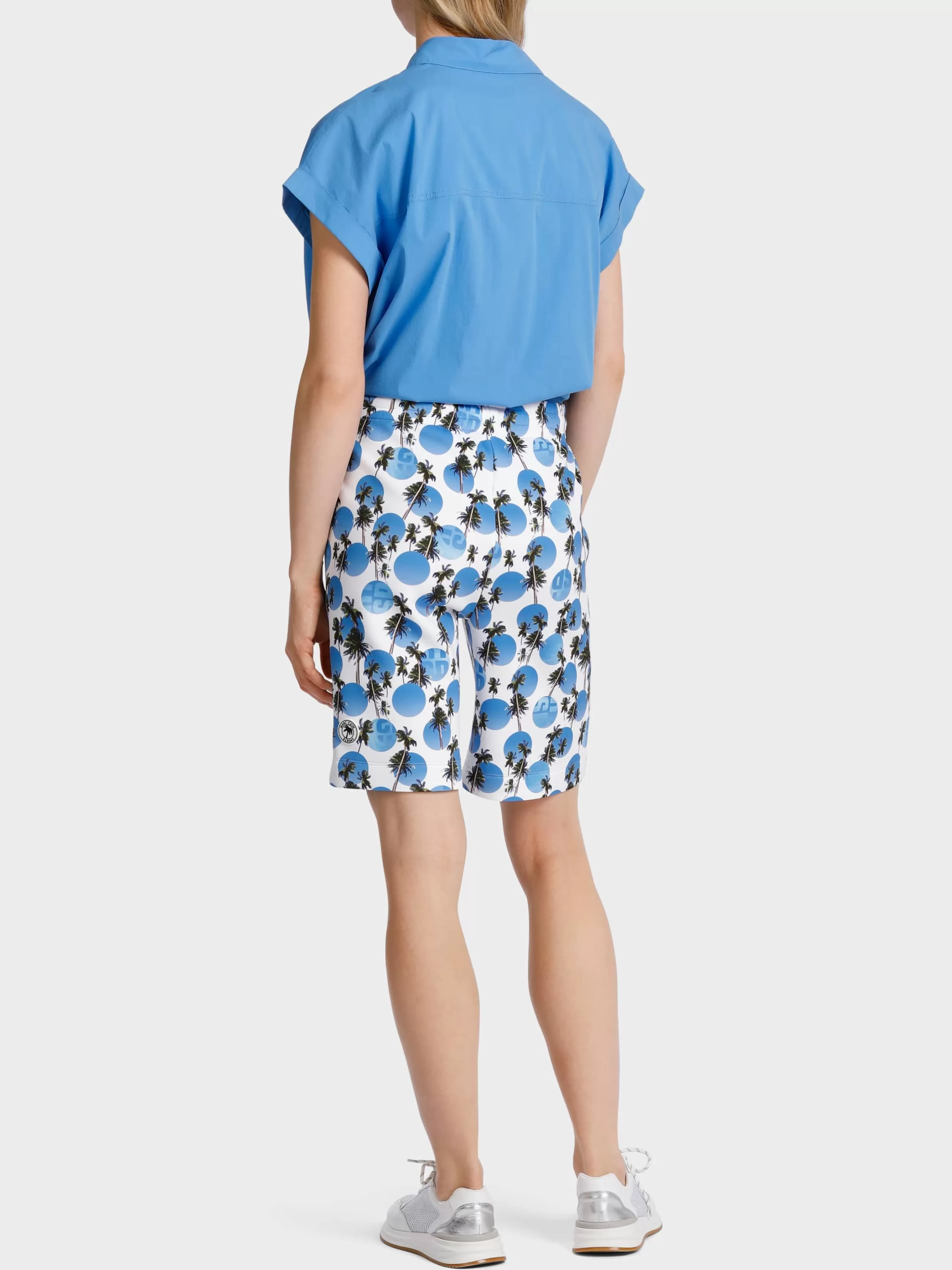 Marc Cain Hosen-SCUBA SHORTS MODELL WITTEN bright azure