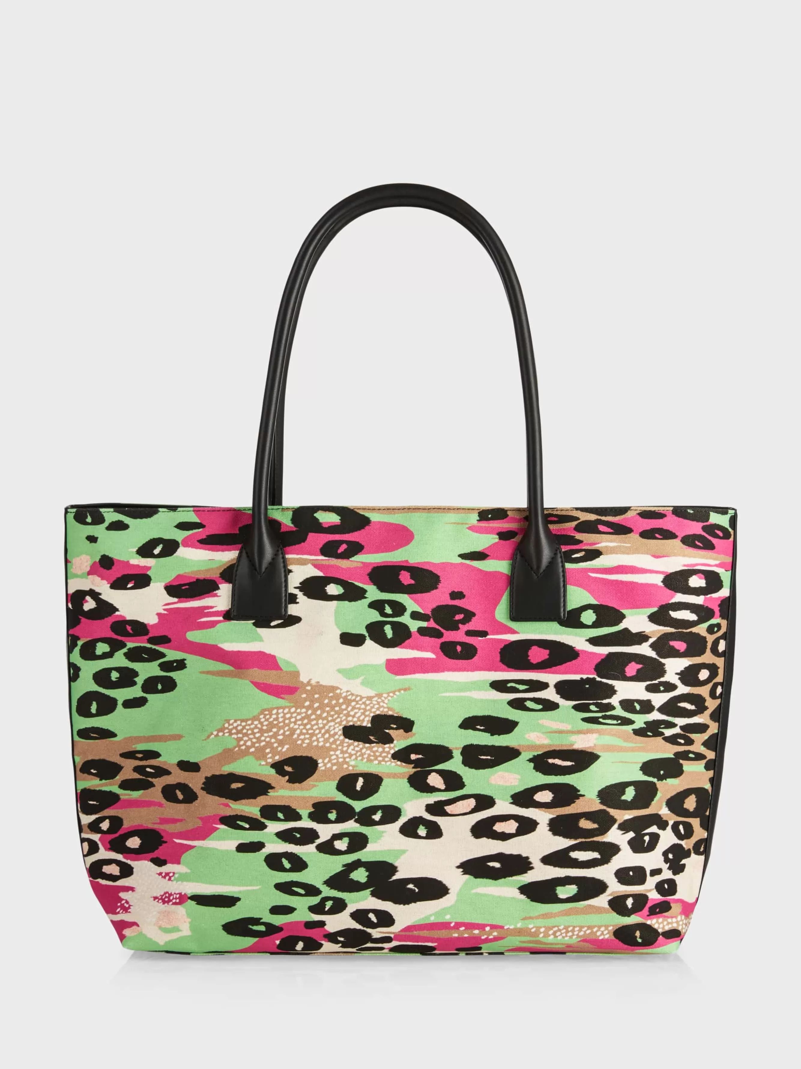 Marc Cain Taschen-SHOPPER BAG IM FARBIGEN LEO-PRINT bright camel